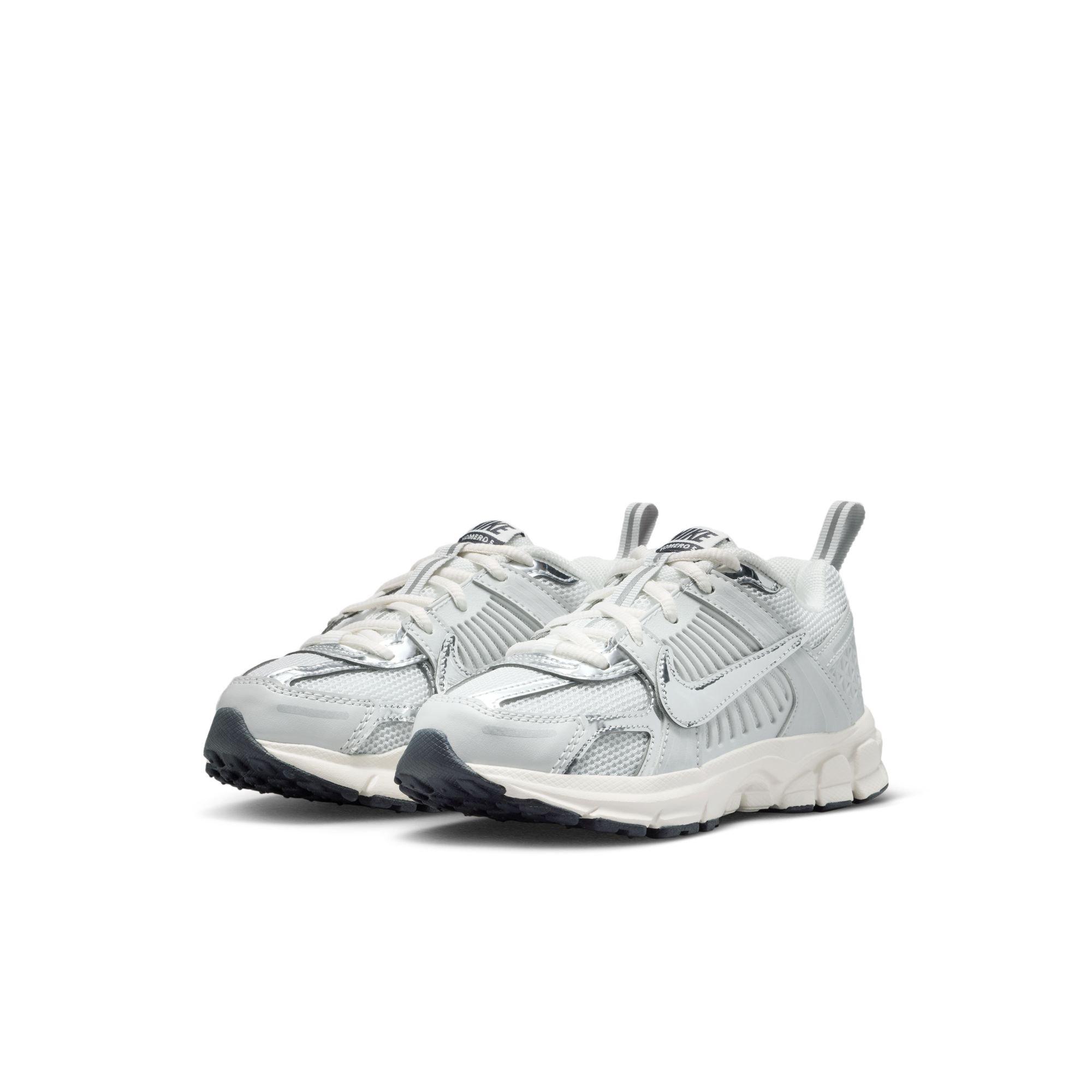 Nike Vomero 5 "Photon Dust/Chrome/Gridiron/Sail" Preschool Boys' Shoe - GREY/WHITE Thumbnail View 5