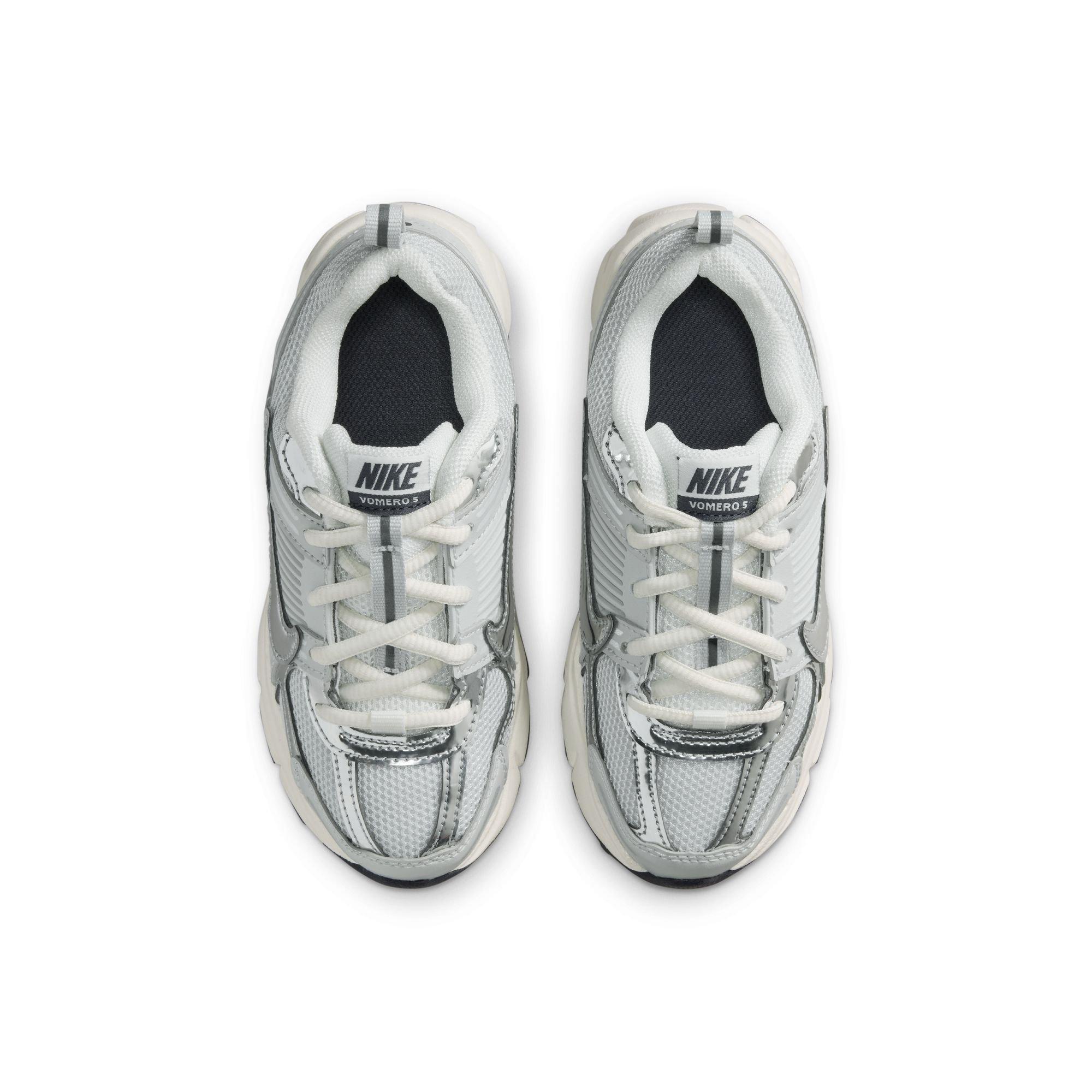 Nike Vomero 5 "Photon Dust/Chrome/Gridiron/Sail" Preschool Boys' Shoe - GREY/WHITE Thumbnail View 6