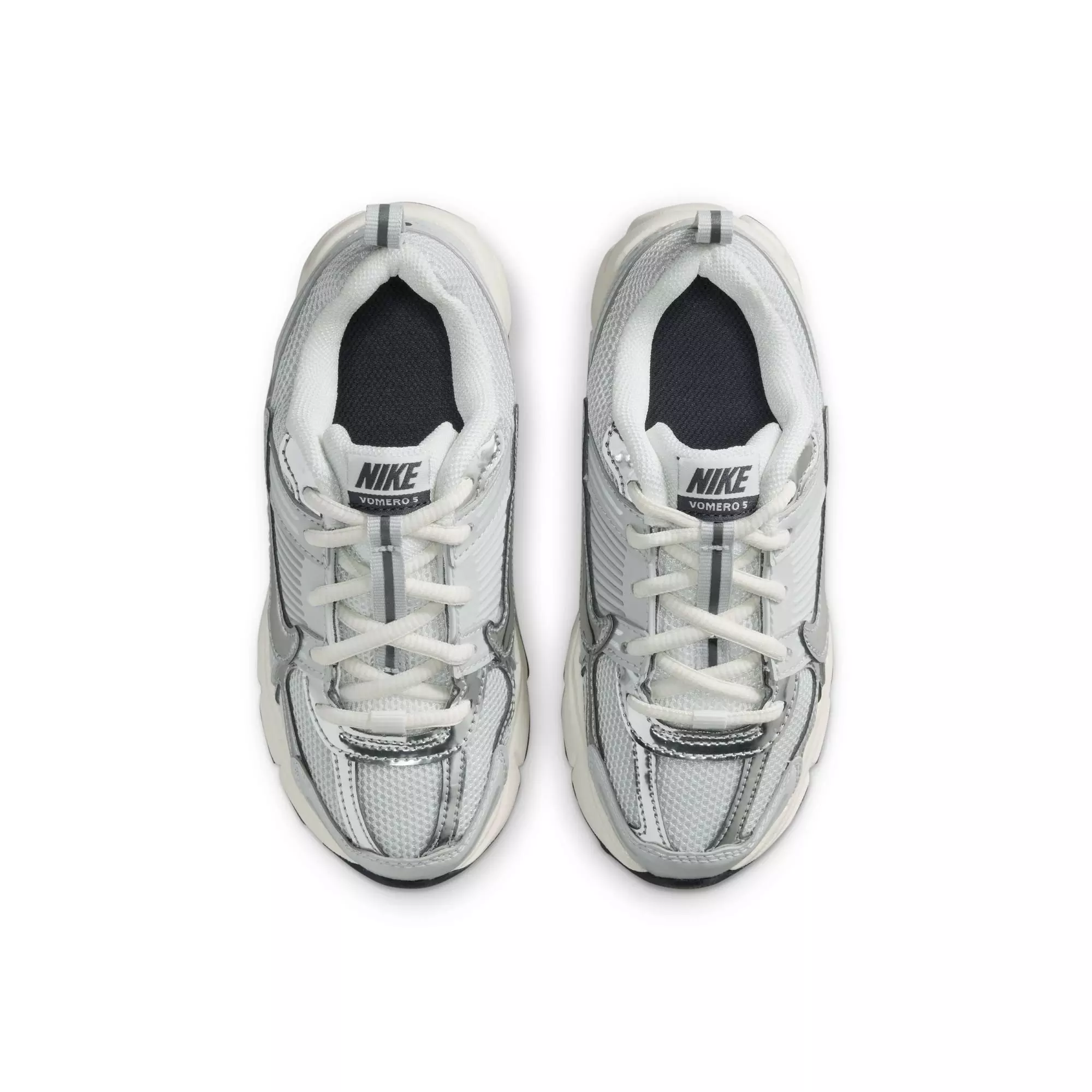 Nike Vomero 5 "Photon Dust/Chrome/Gridiron/Sail" Preschool Boys' Shoe - GREY/WHITE