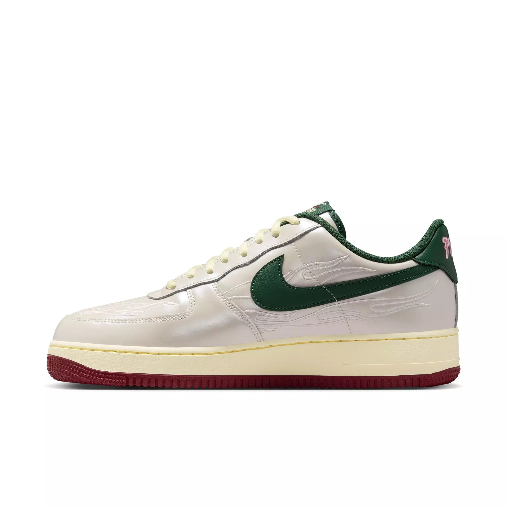 Nike Air Force 1 '07 LV8 "Phantom/Fir/Alabaster/Team Red Men's Shoe - SAIL