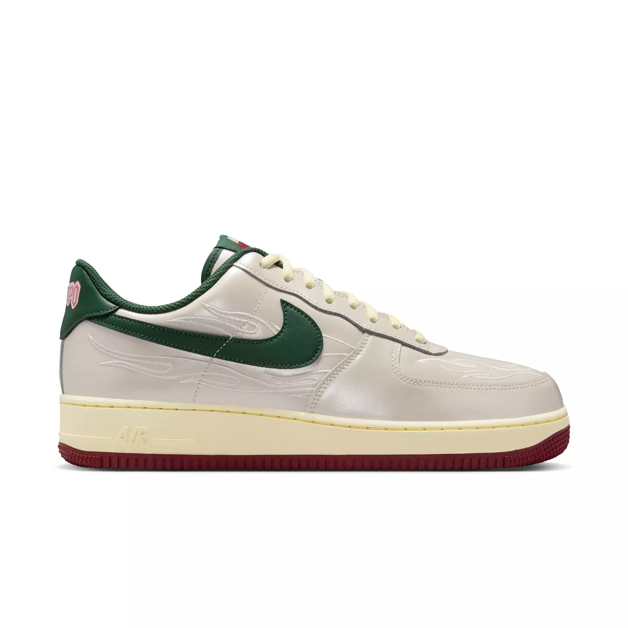 Nike Air Force 1 '07 LV8 "Phantom/Fir/Alabaster/Team Red Men's Shoe - SAIL