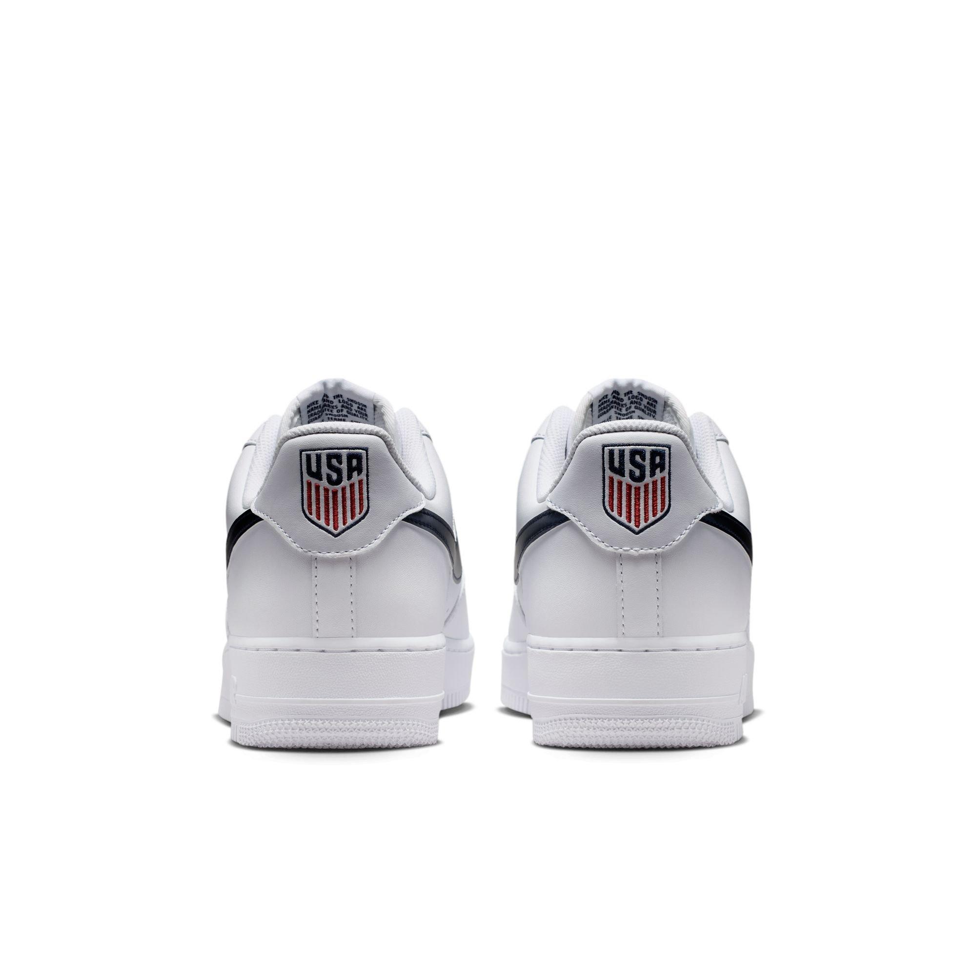 Nike Air Force 1 '07 LV8 "World Cup USA" Men's Shoe - WHITE/MIDNIGHT NAVY/UNIVERSITY RED Thumbnail View 9