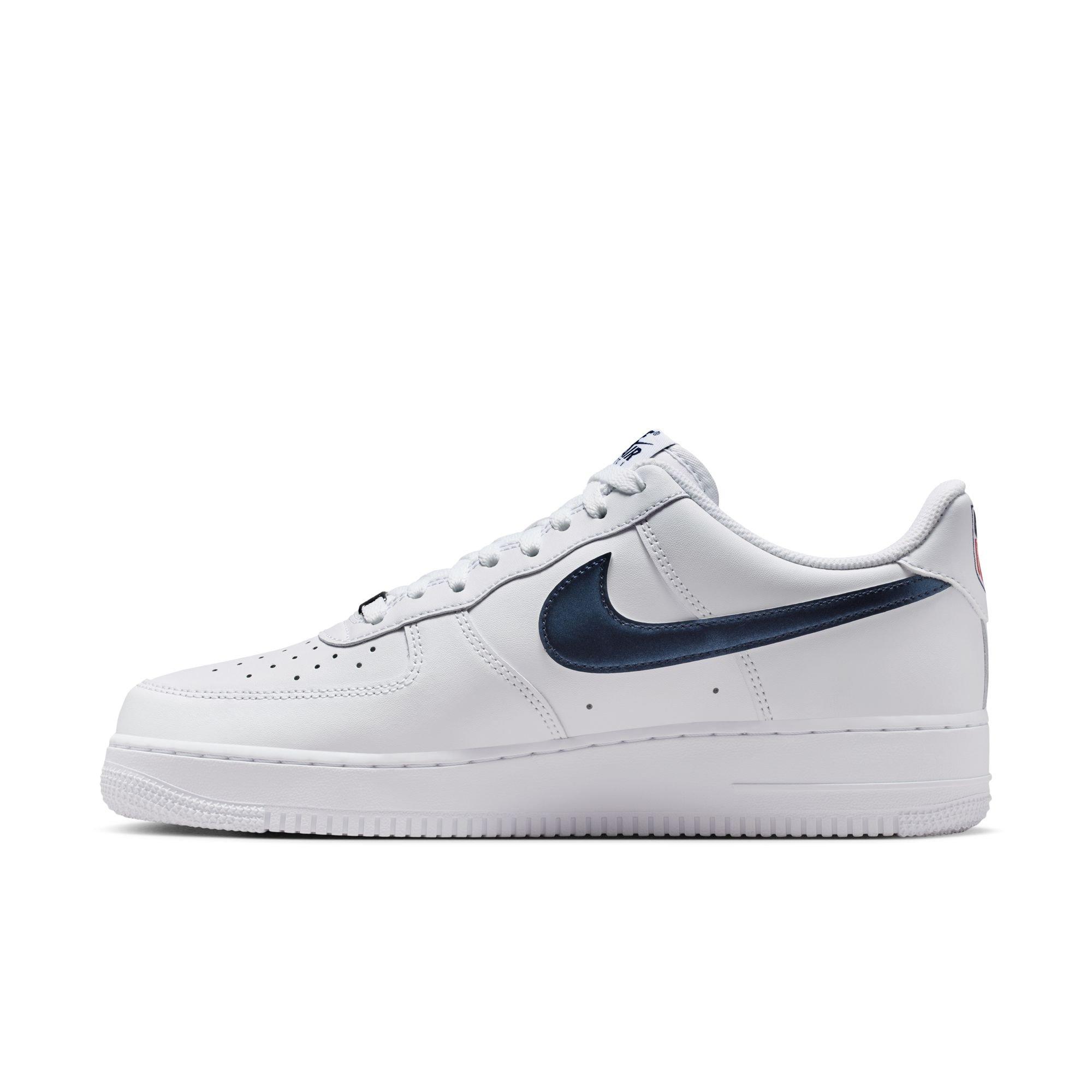 Nike Air Force 1 '07 LV8 "World Cup USA" Men's Shoe - WHITE/MIDNIGHT NAVY/UNIVERSITY RED Thumbnail View 8