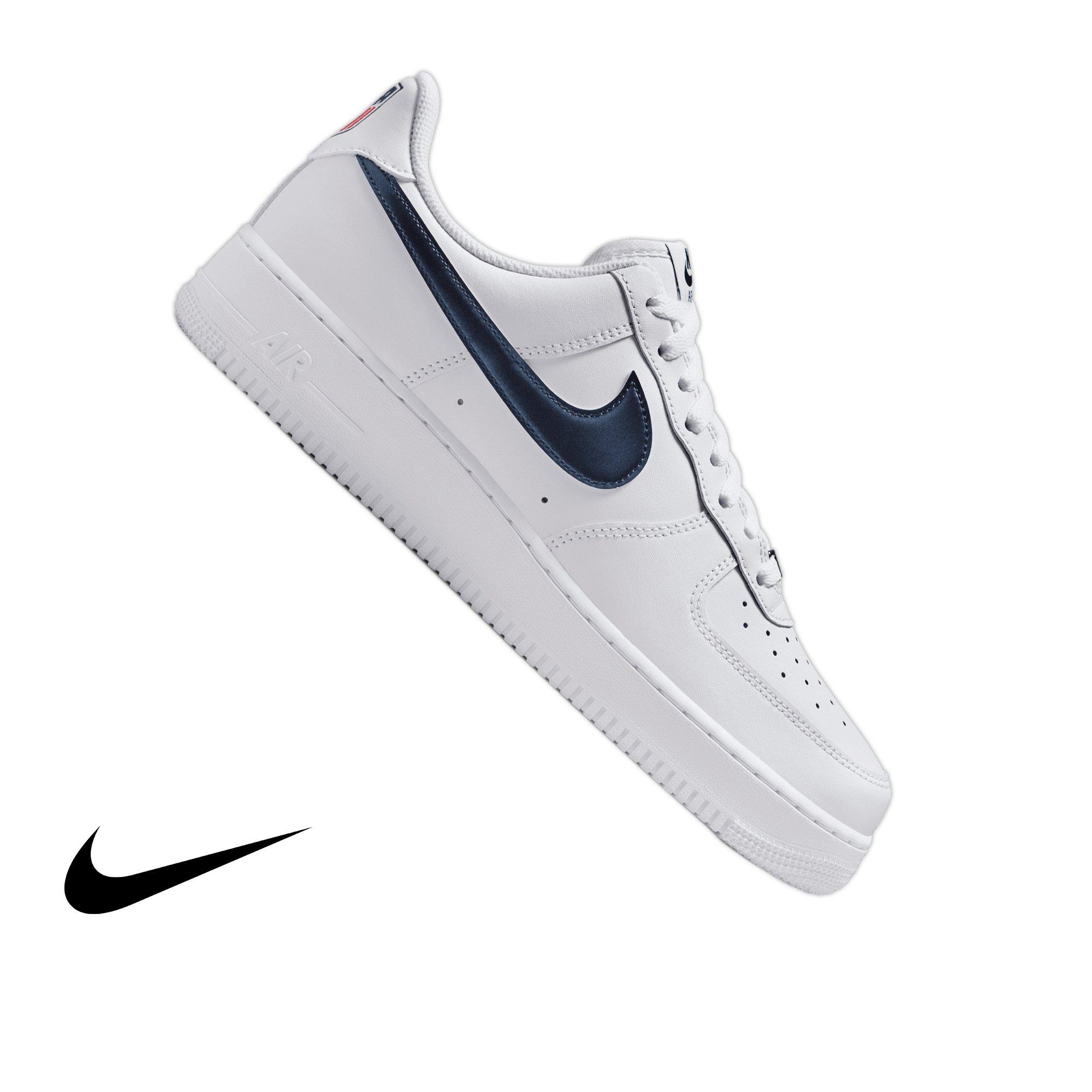 Nike Air Force 1 '07 LV8 "World Cup USA" Men's Shoe - WHITE/MIDNIGHT NAVY/UNIVERSITY RED Thumbnail View 1