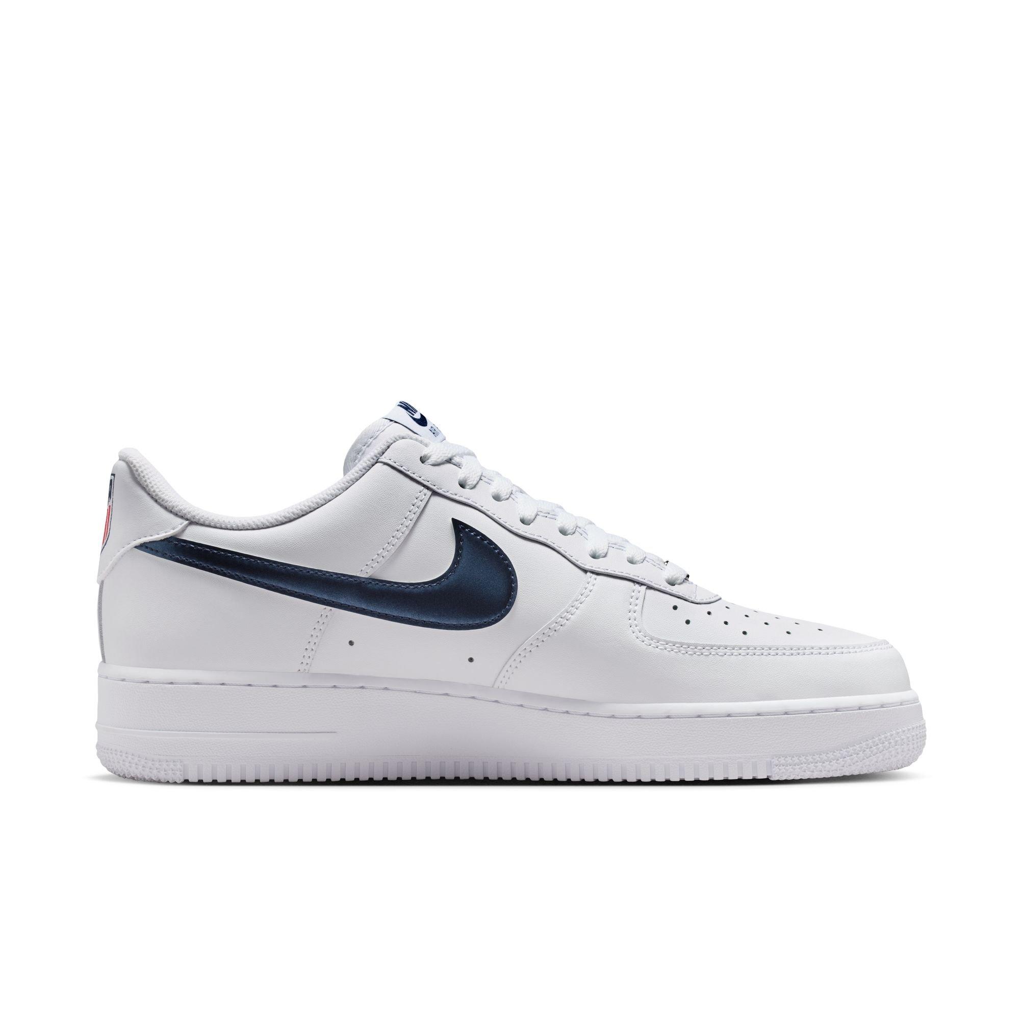 Nike Air Force 1 '07 LV8 "World Cup USA" Men's Shoe - WHITE/MIDNIGHT NAVY/UNIVERSITY RED Thumbnail View 3