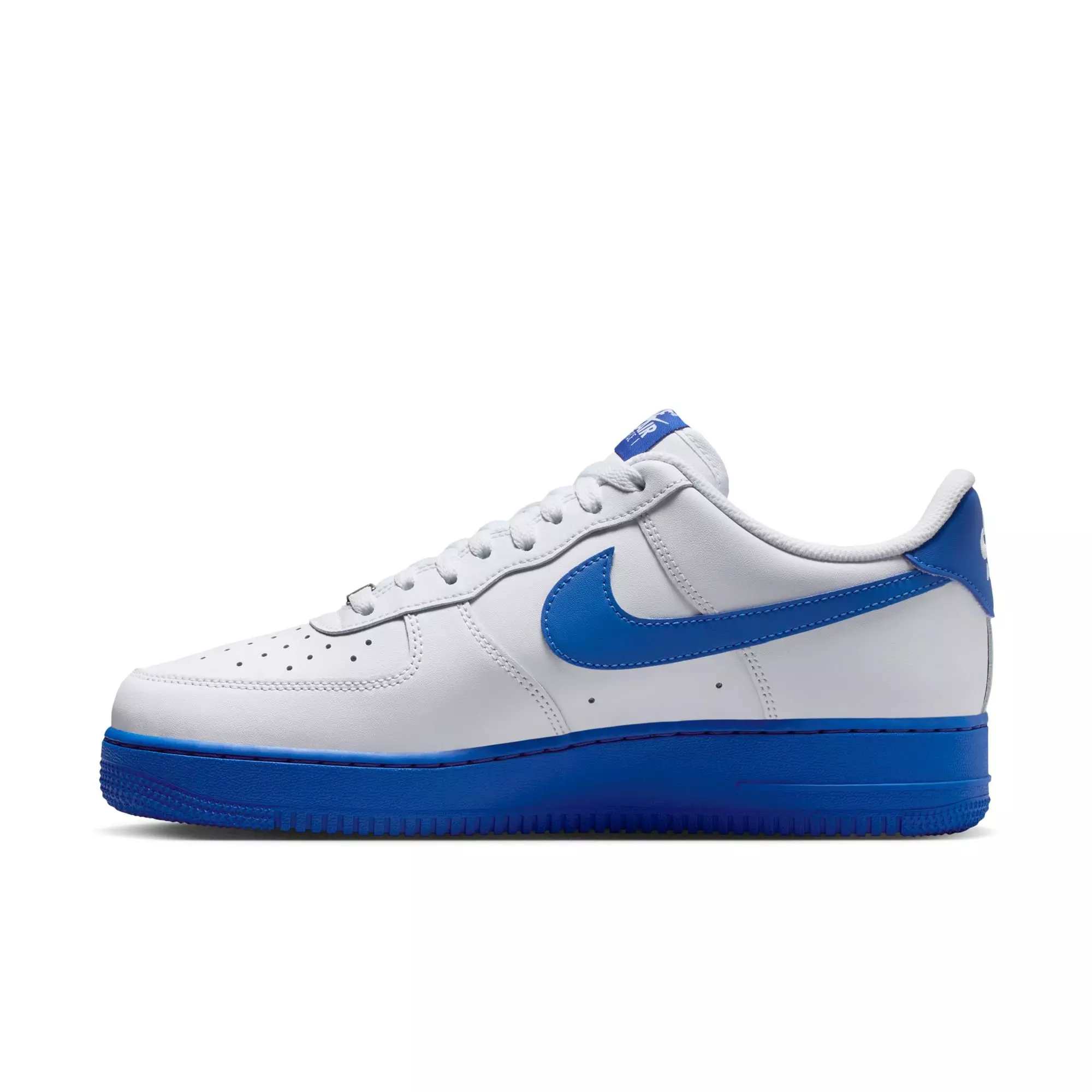 Nike Air Force 1 '07 "White/Game Royal" Men's Shoe - WHITE/BLUE