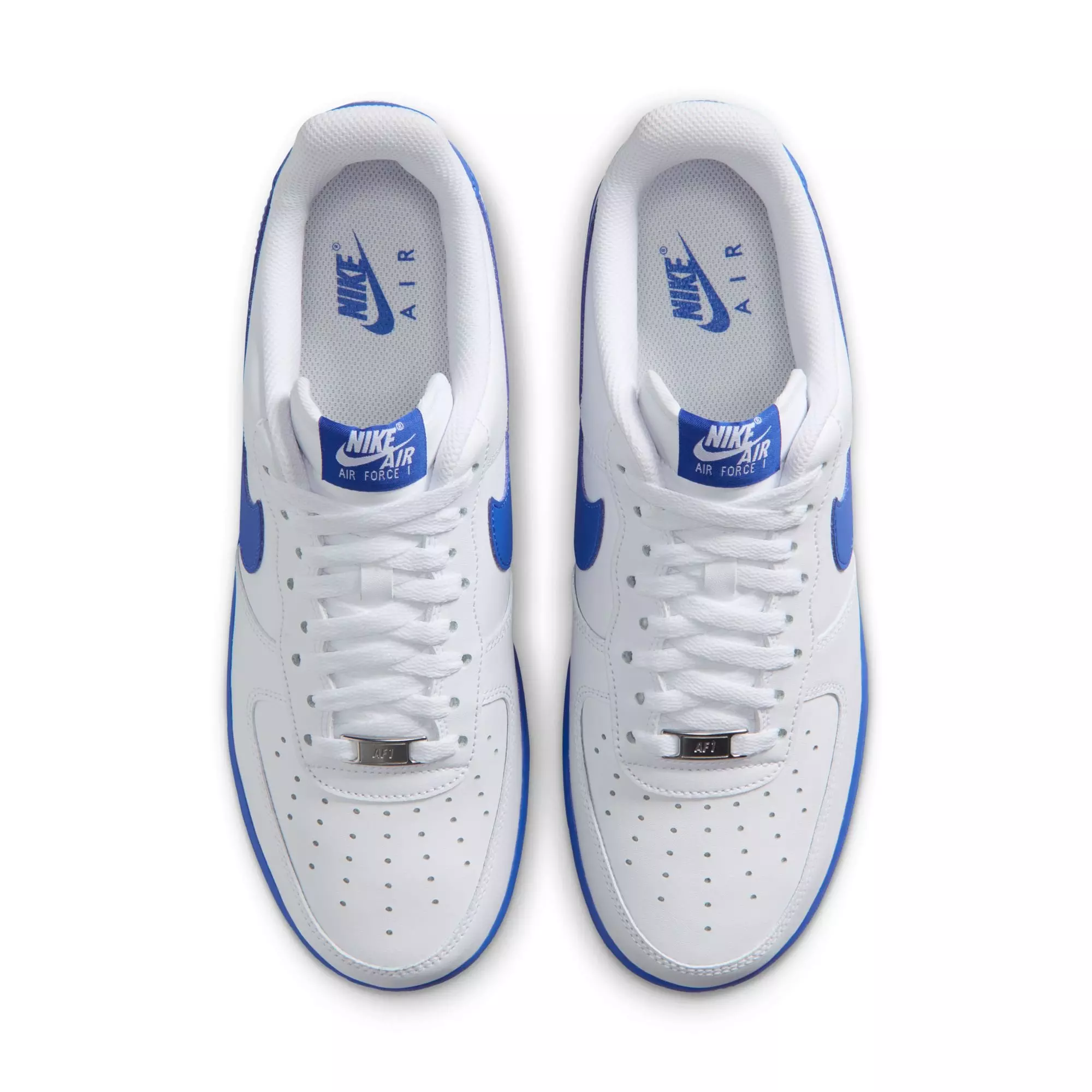 Nike Air Force 1 '07 "White/Game Royal" Men's Shoe - WHITE/BLUE