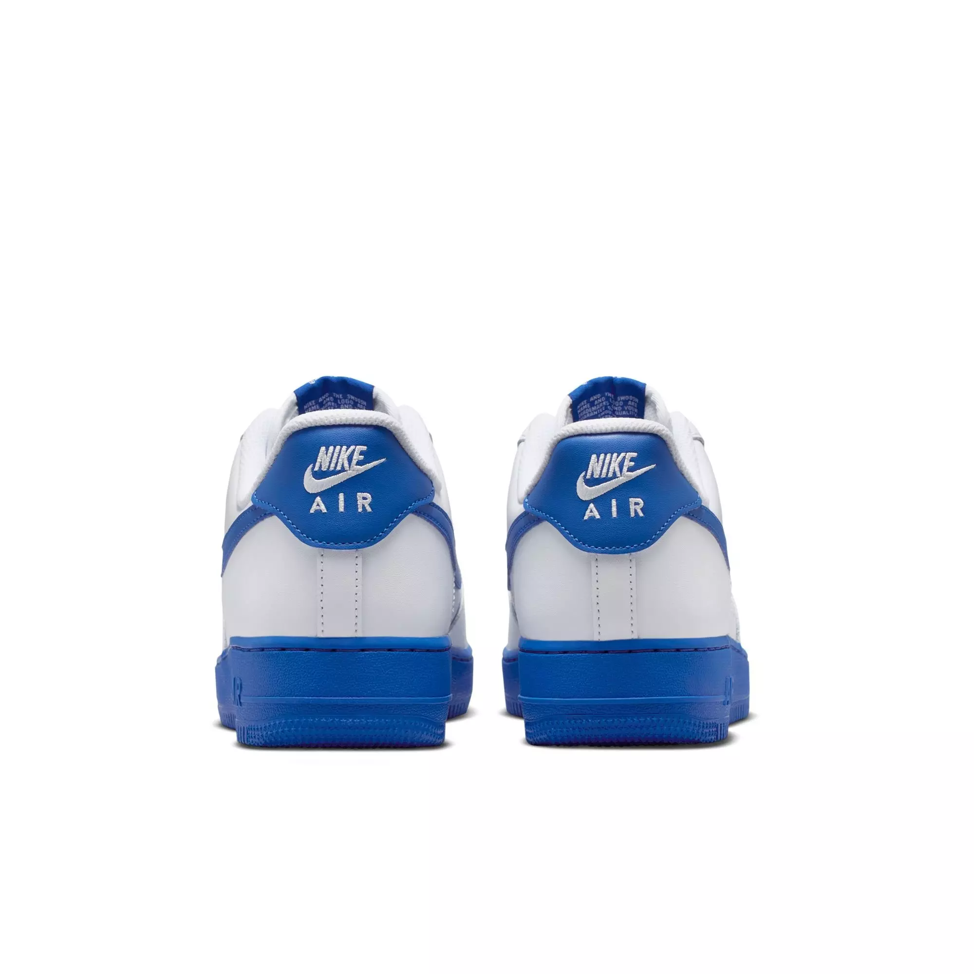 Nike Air Force 1 '07 "White/Game Royal" Men's Shoe - WHITE/BLUE