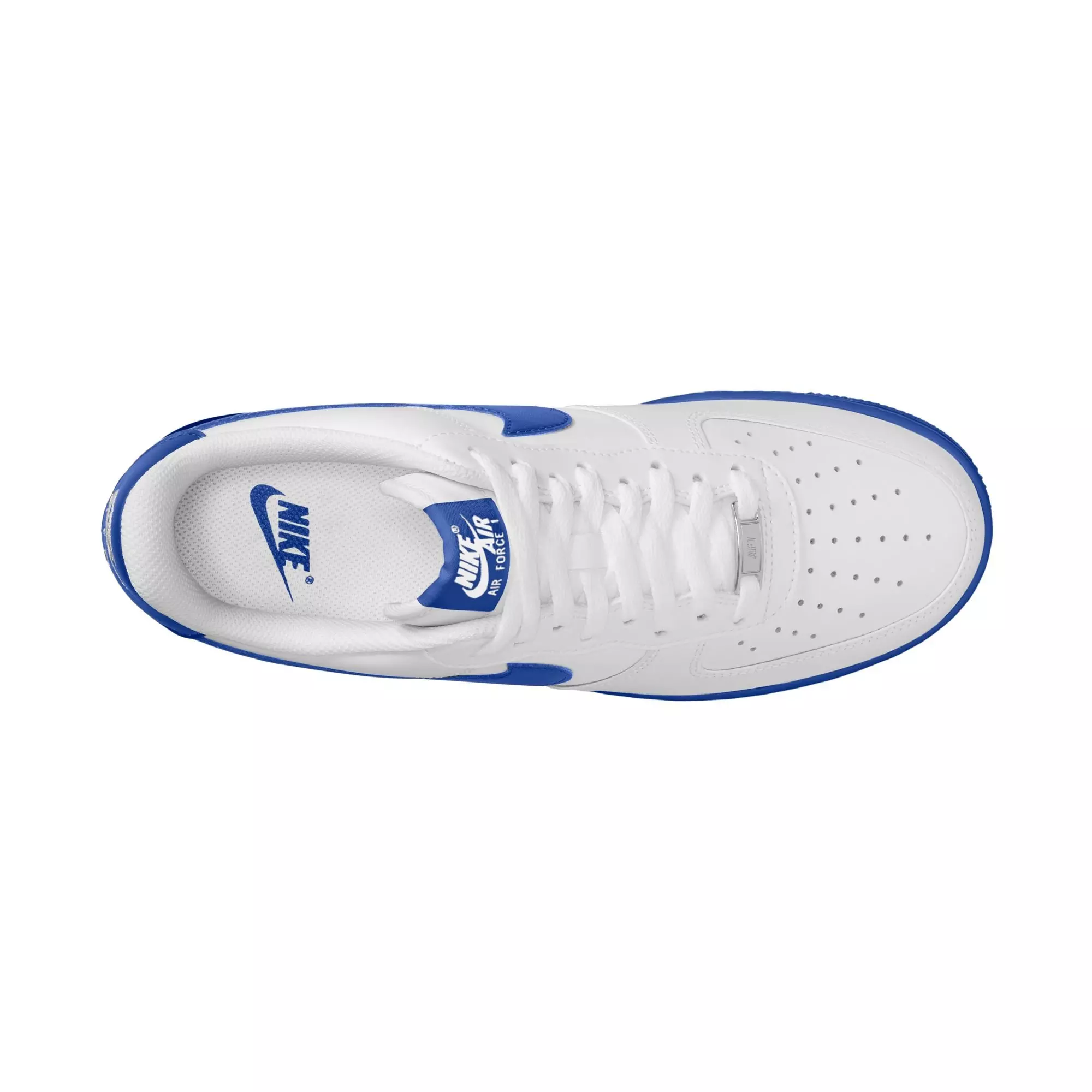 Nike Air Force 1 '07 "White/Game Royal" Men's Shoe - WHITE/BLUE