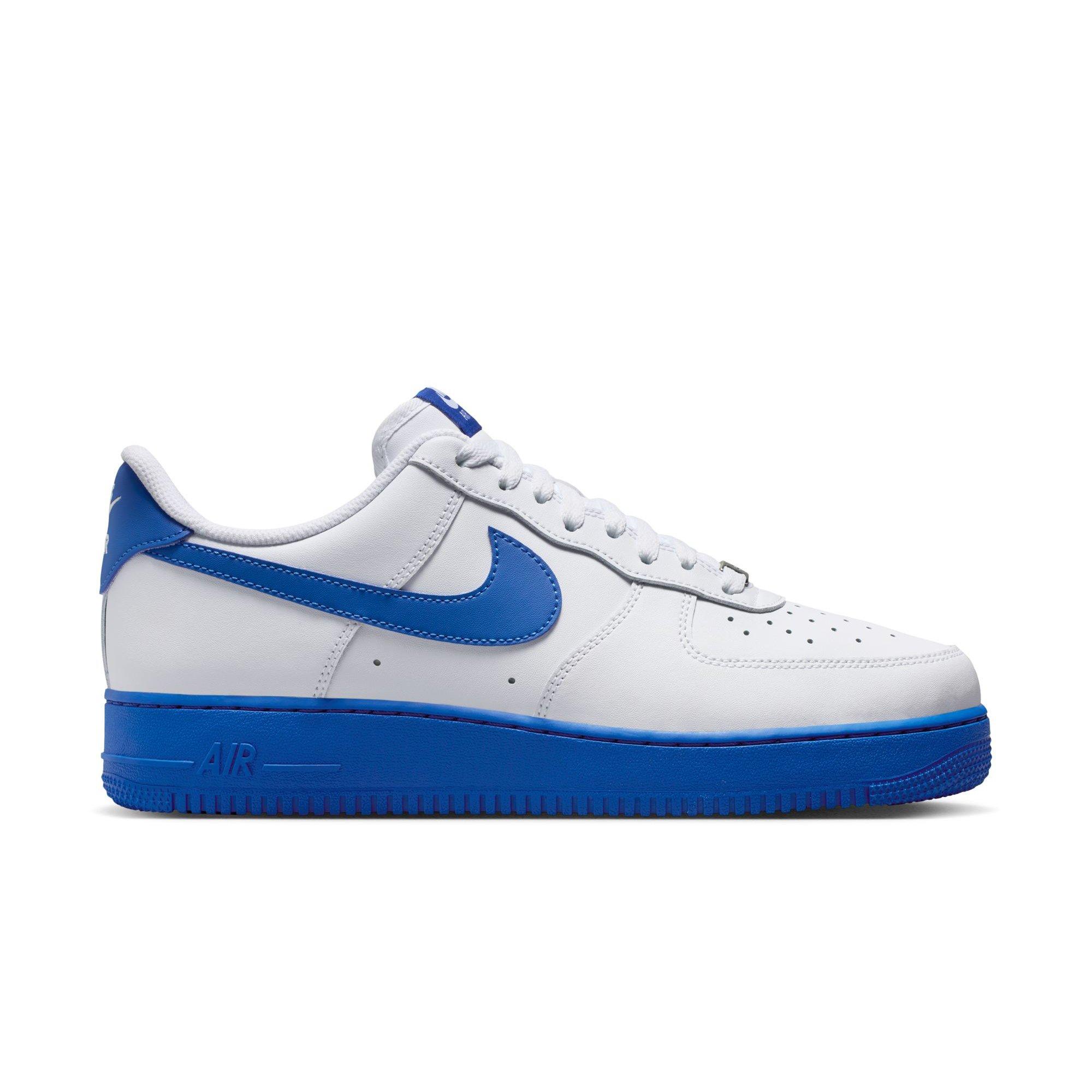 Nike Air Force 1 '07 "White/Game Royal" Men's Shoe - WHITE/BLUE Thumbnail View 1