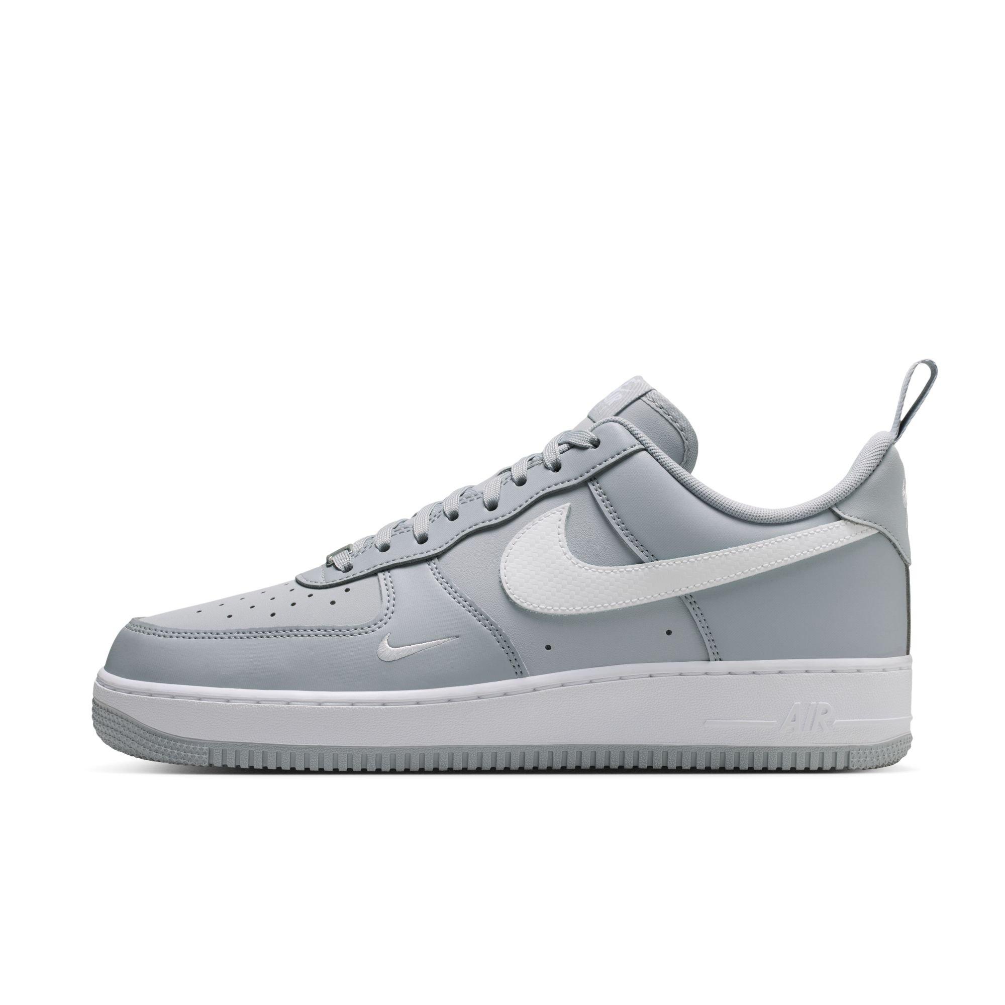 Nike Air Force 1 Low '07 "Wolf Grey/White" Men's Shoe - GREY Thumbnail View 3
