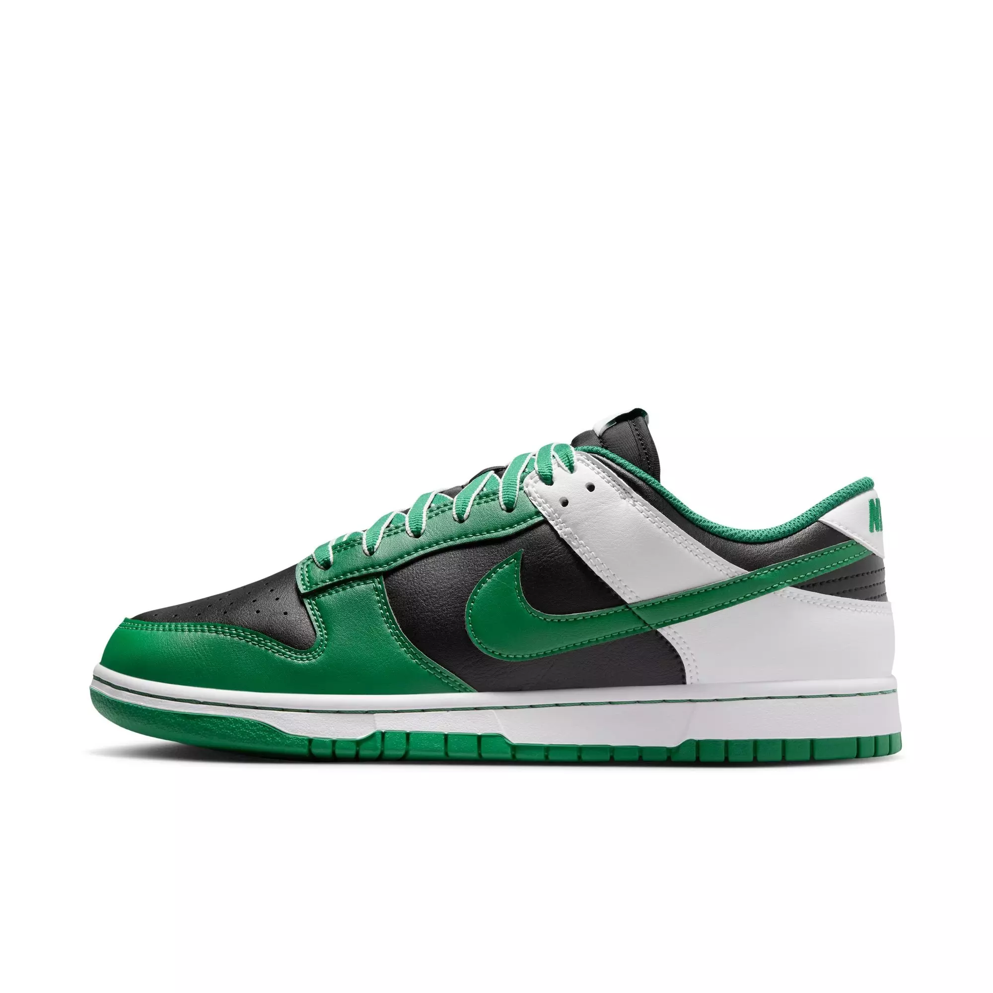 Nike Dunk Low Retro "Black/Clover/White" Men's Shoe - BLACK/GREEN