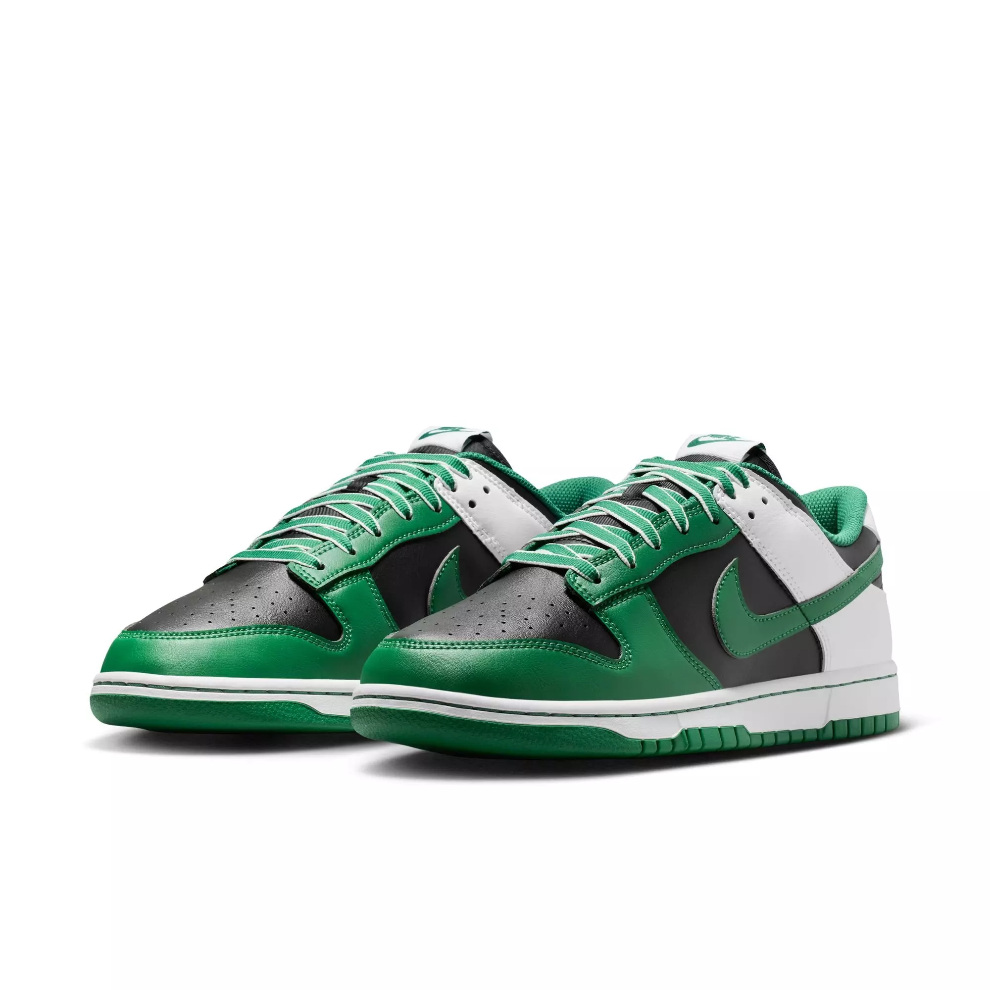 Nike Dunk Low Retro "Black/Clover/White" Men's Shoe - BLACK/GREEN