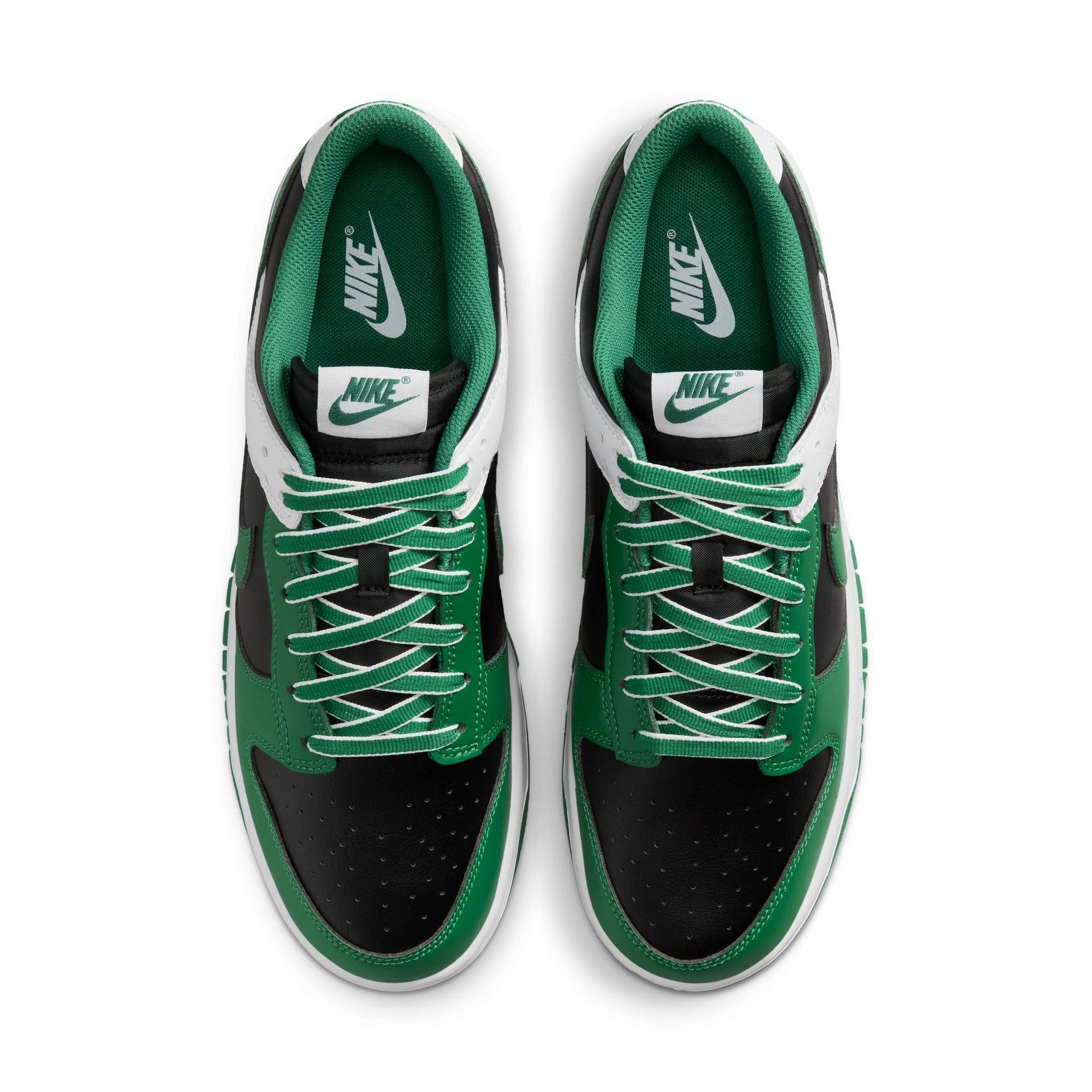 Nike Dunk Low Retro "Black/Clover/White" Men's Shoe - BLACK/GREEN Thumbnail View 6