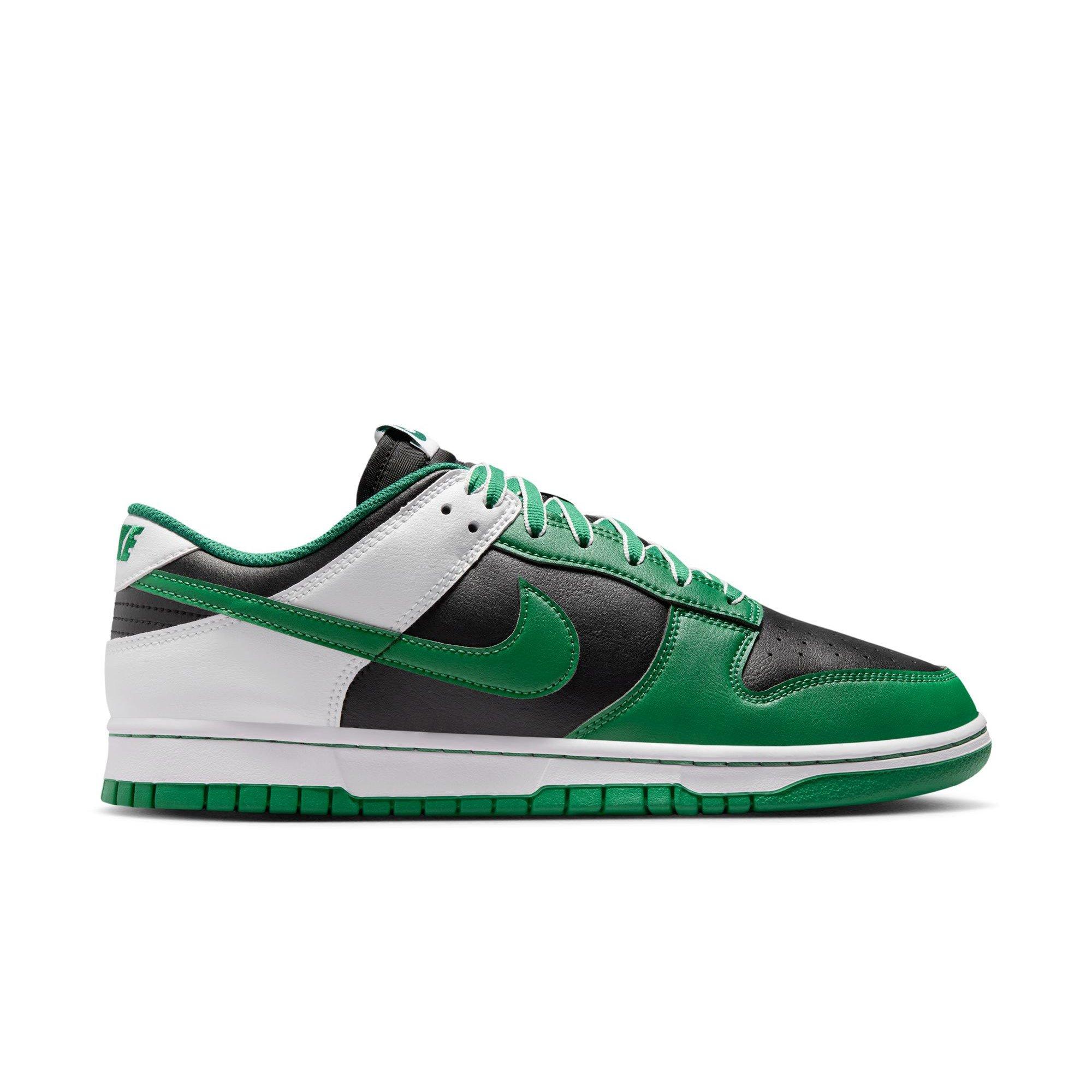 Nike Dunk Low Retro "Black/Clover/White" Men's Shoe - BLACK/GREEN Thumbnail View 1