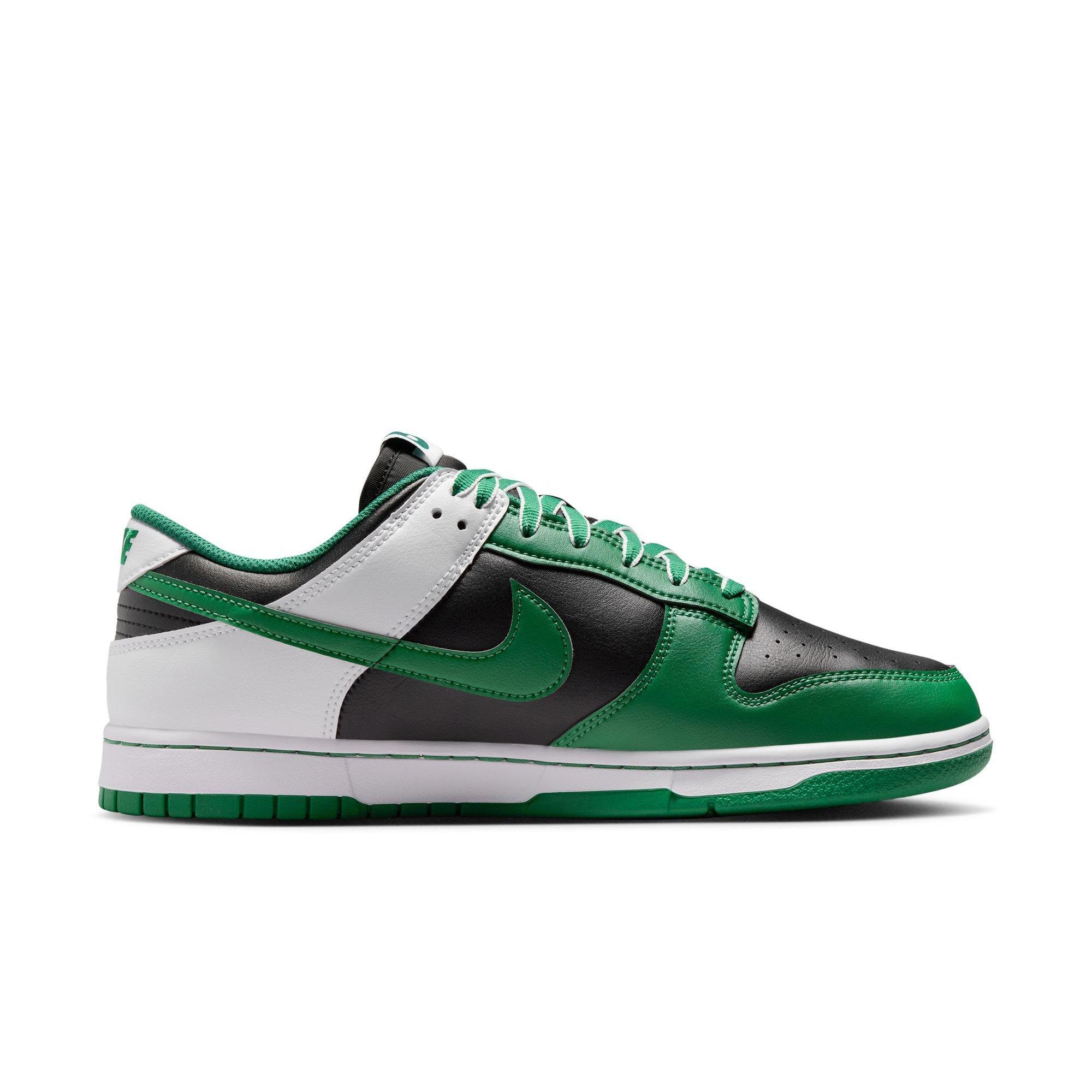 Nike Dunk Low Retro "Black/Clover/White" Men's Shoe - BLACK/GREEN Thumbnail View 2