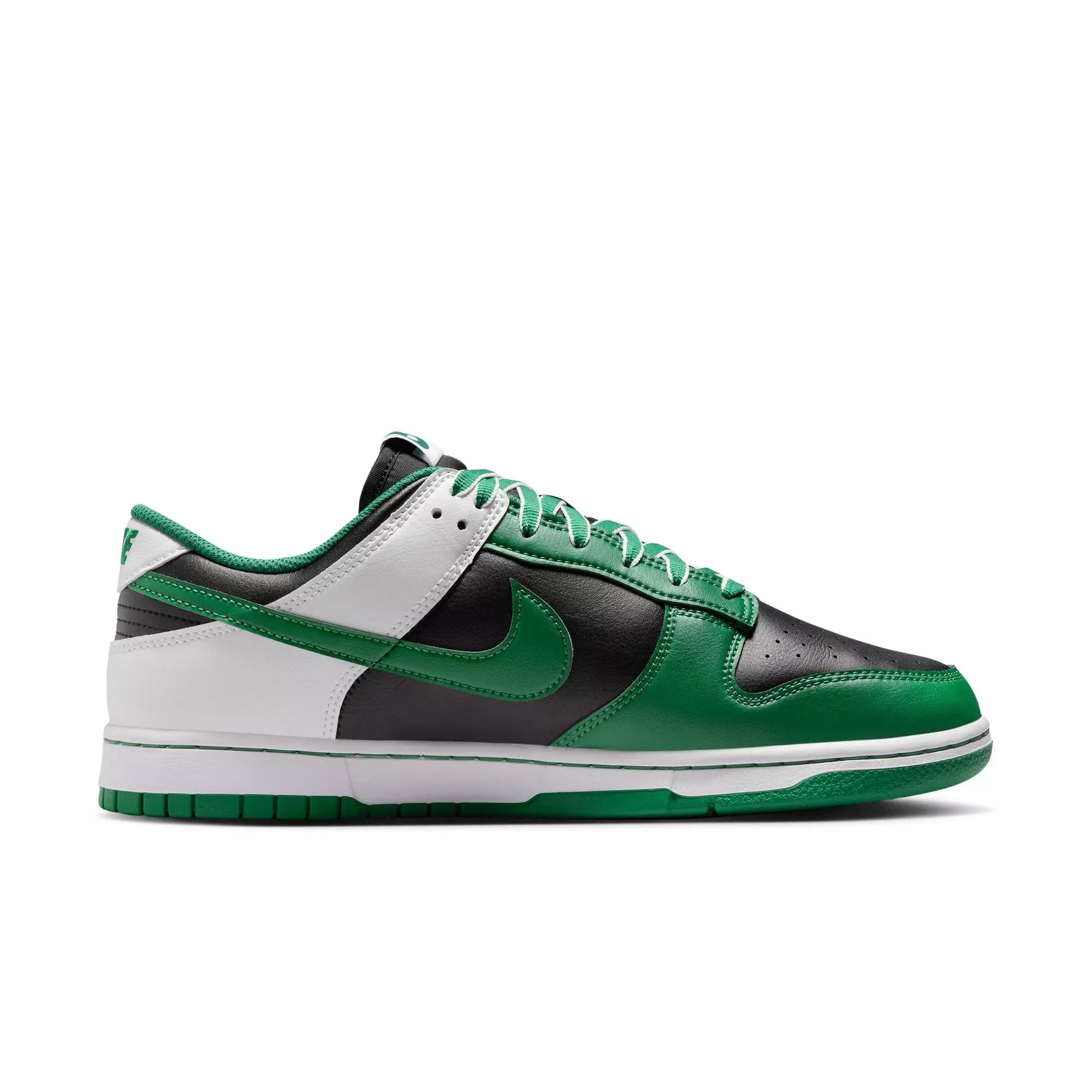 Nike Dunk Low Retro "Black/Clover/White" Men's Shoe - BLACK/GREEN