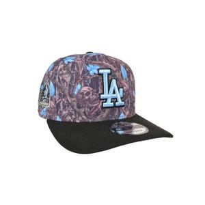New Era Los Angeles Dodgers 9FIFTY A-Frame Skull Camo Snapback Hat-Light Blue
