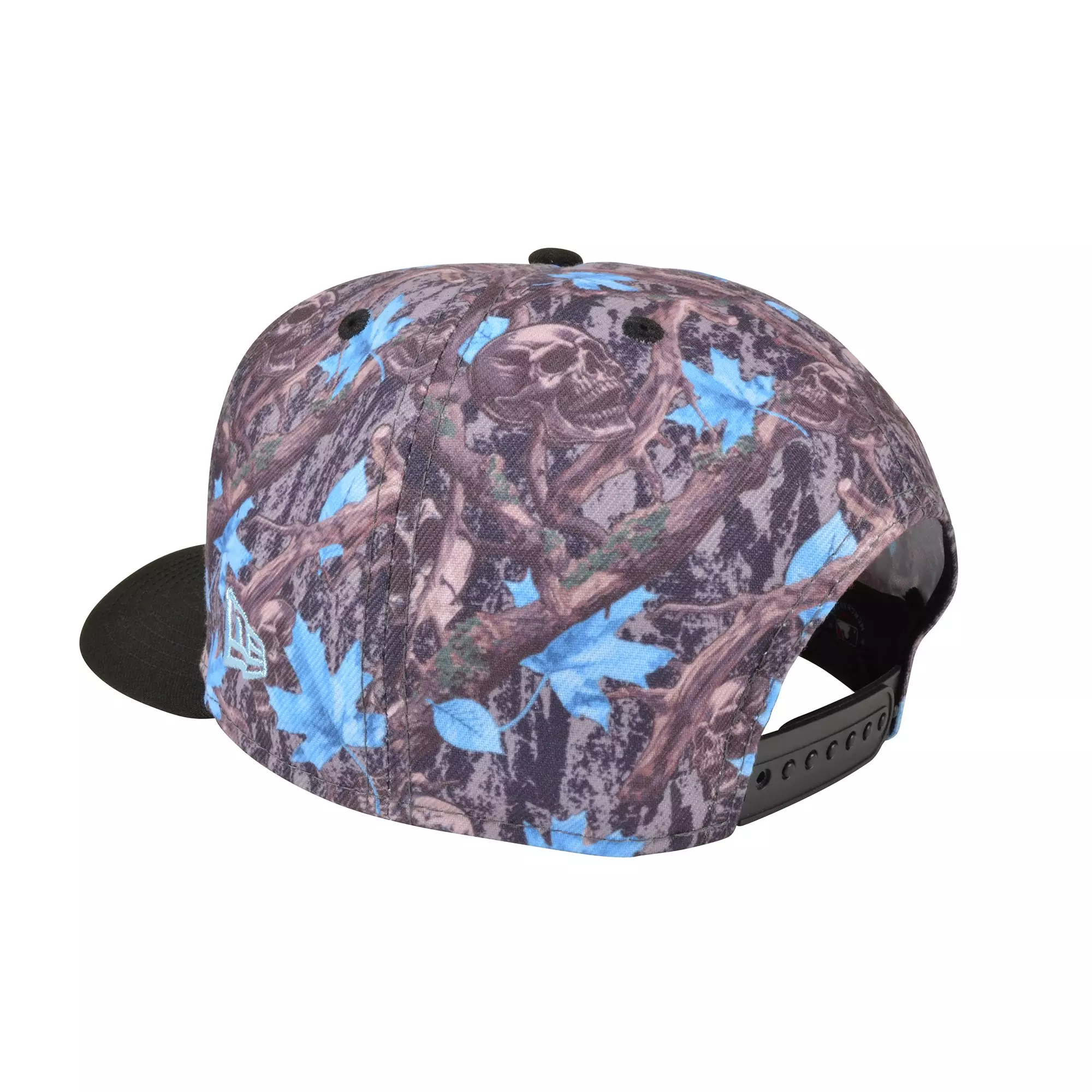 New Era Los Angeles Dodgers 9FIFTY A-Frame Skull Camo Snapback Hat-Light Blue - LT BLUE