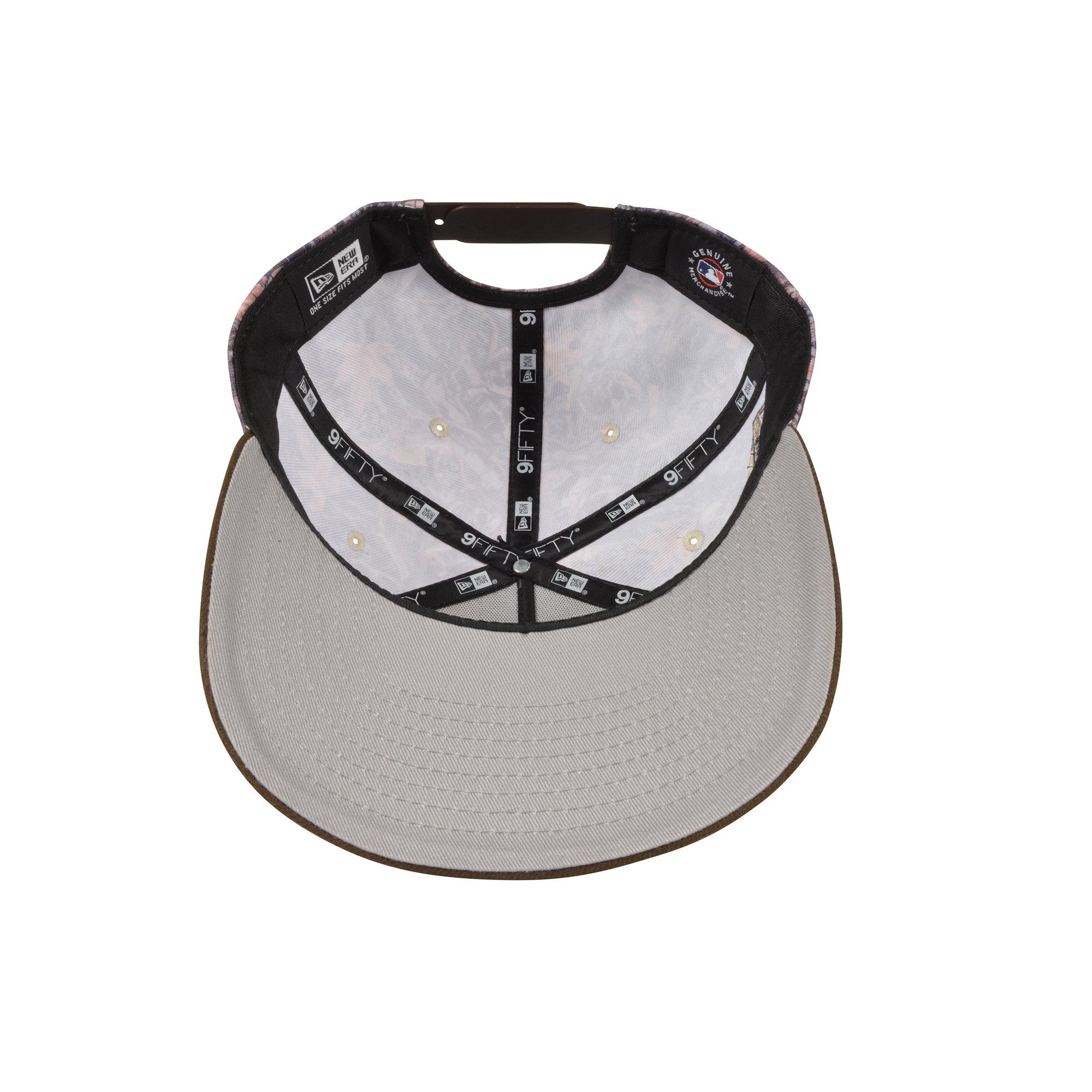 New Era New York Yankees 9FIFTY A-Frame Skull Camo Snapback Hat-Brown - BROWN Thumbnail View 5