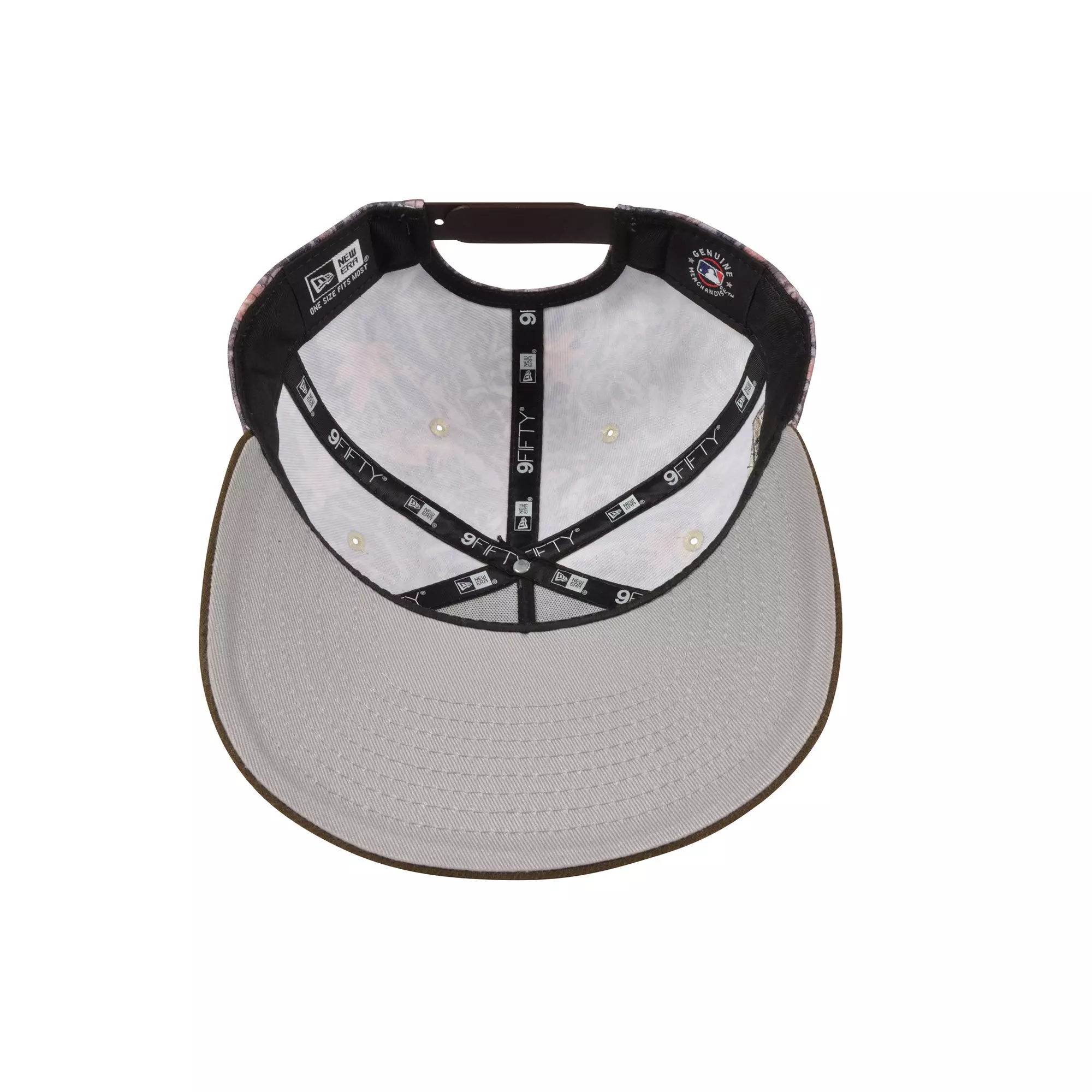 New Era New York Yankees 9FIFTY A-Frame Skull Camo Snapback Hat-Brown - BROWN