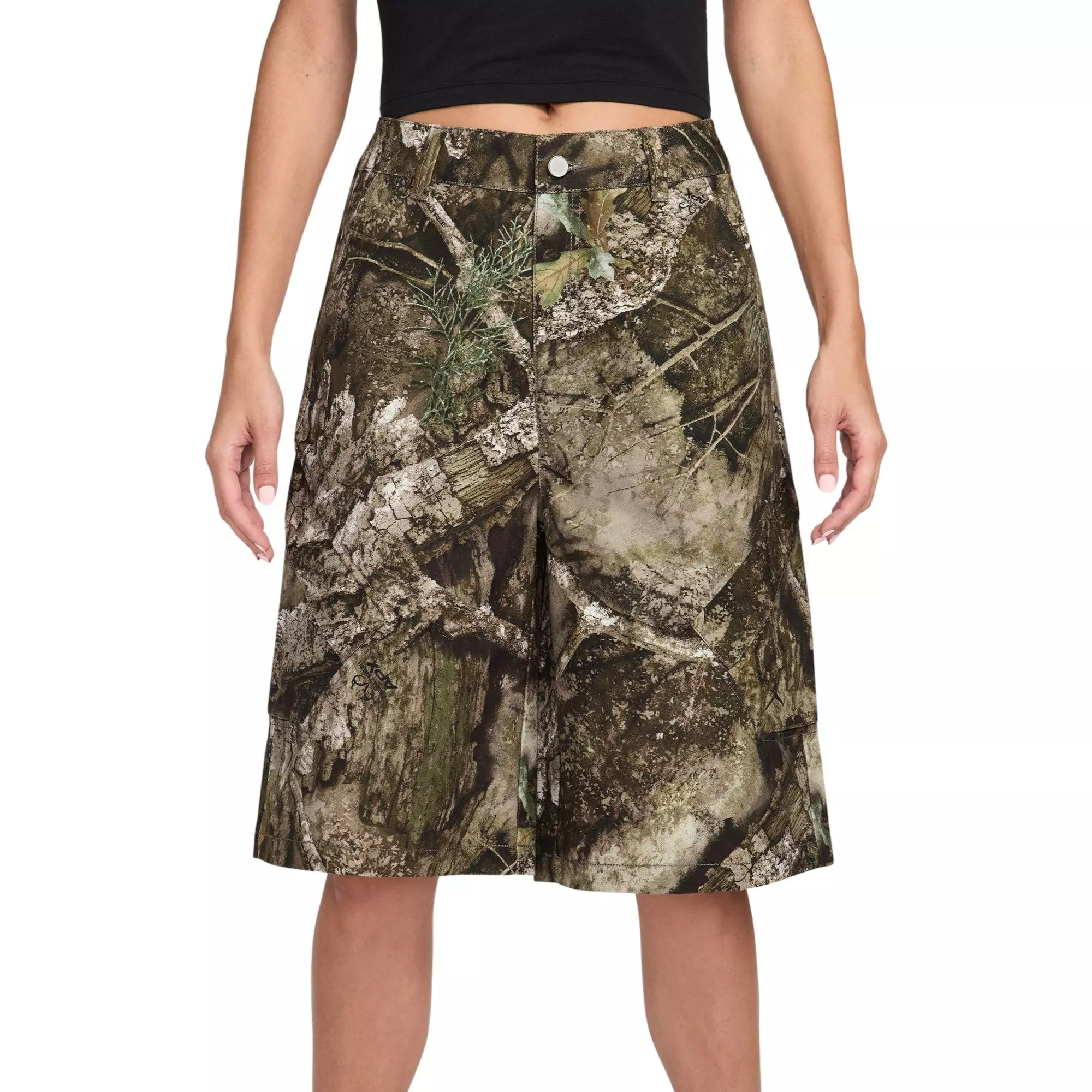 Jordan Women's Flight x Realtree Big Chicago Shorts - CAMOUFLAGE