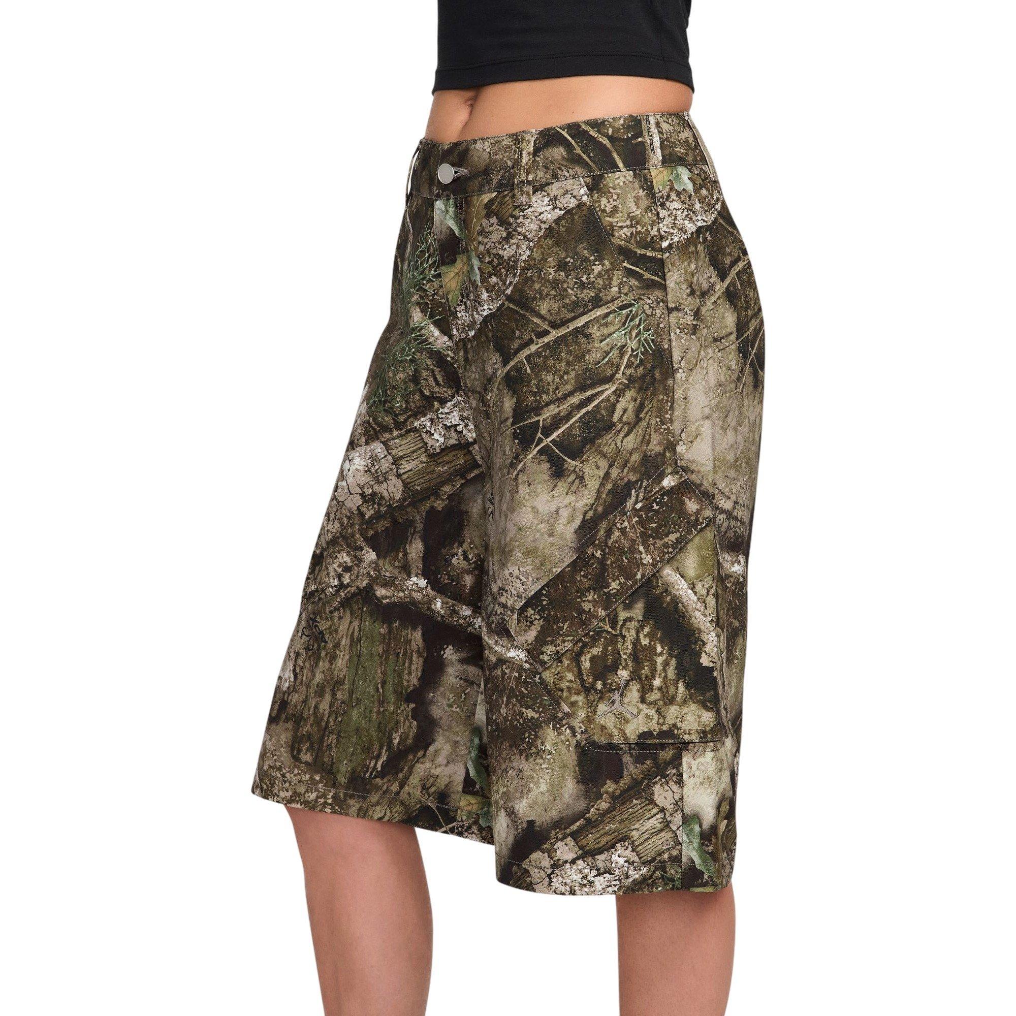 Jordan Women's Flight x Realtree Big Chicago Shorts - CAMOUFLAGE Thumbnail View 3