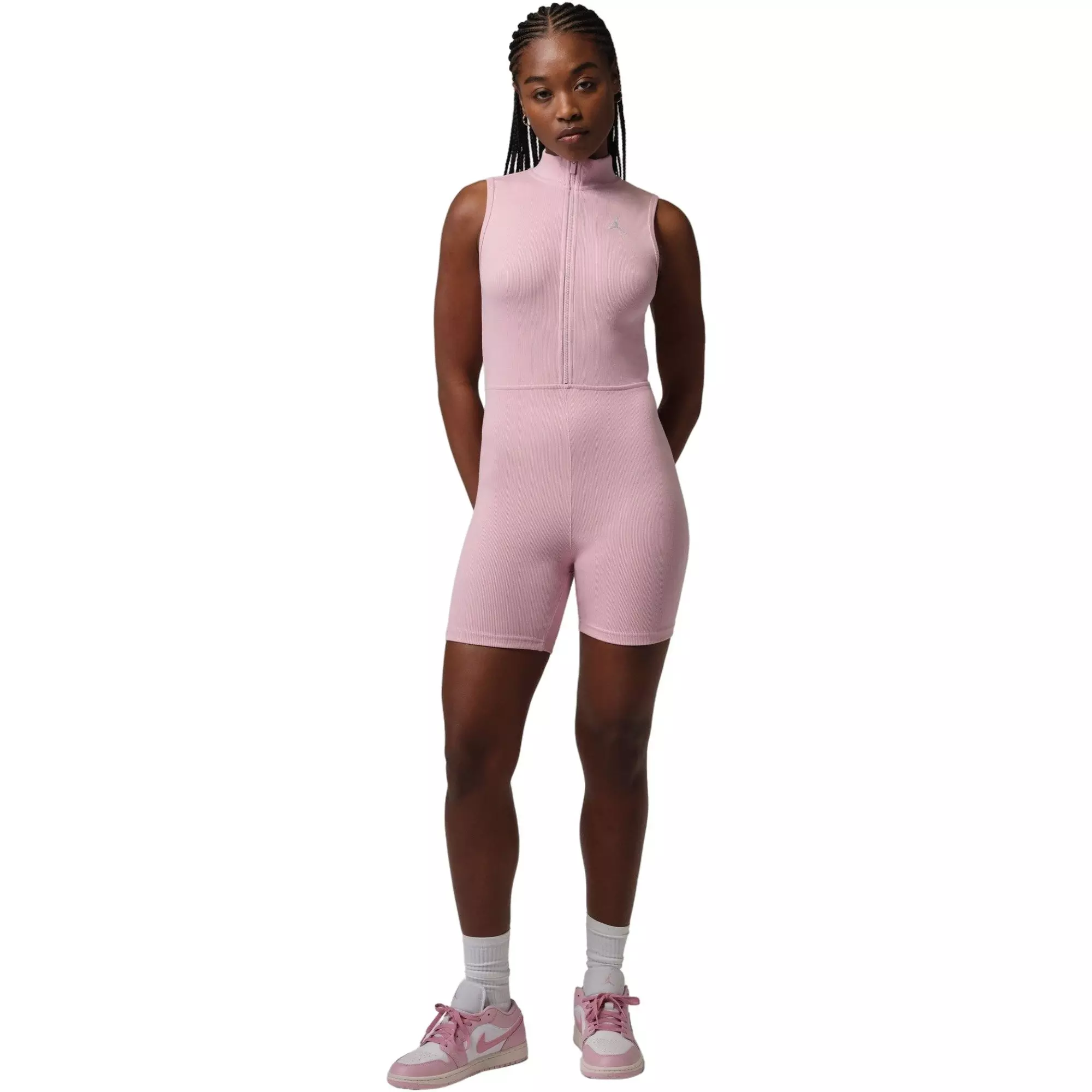 Jordan Women's Brooklyn Romper Bodysuit - PINK