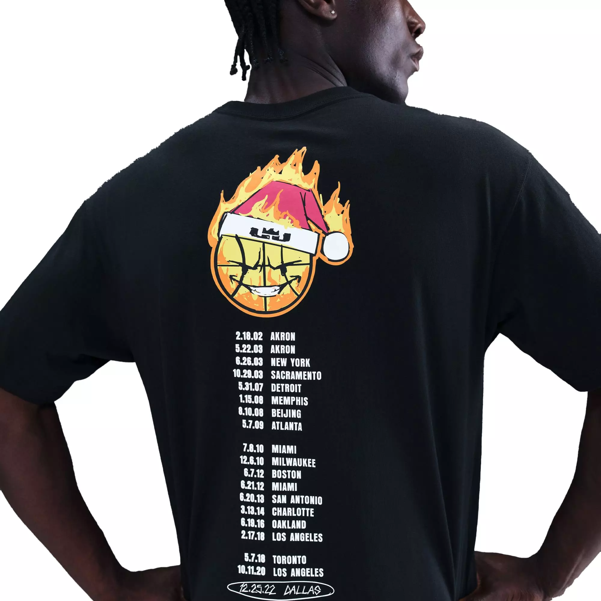 Nike LeBron Max90 "Stocking Stuffer" Men's Basketball Tee - BLACK