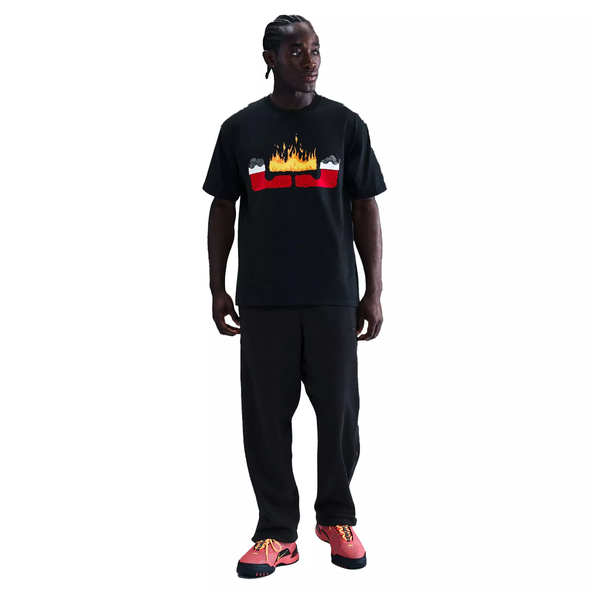 Nike LeBron Max90 "Stocking Stuffer" Men's Basketball Tee - BLACK