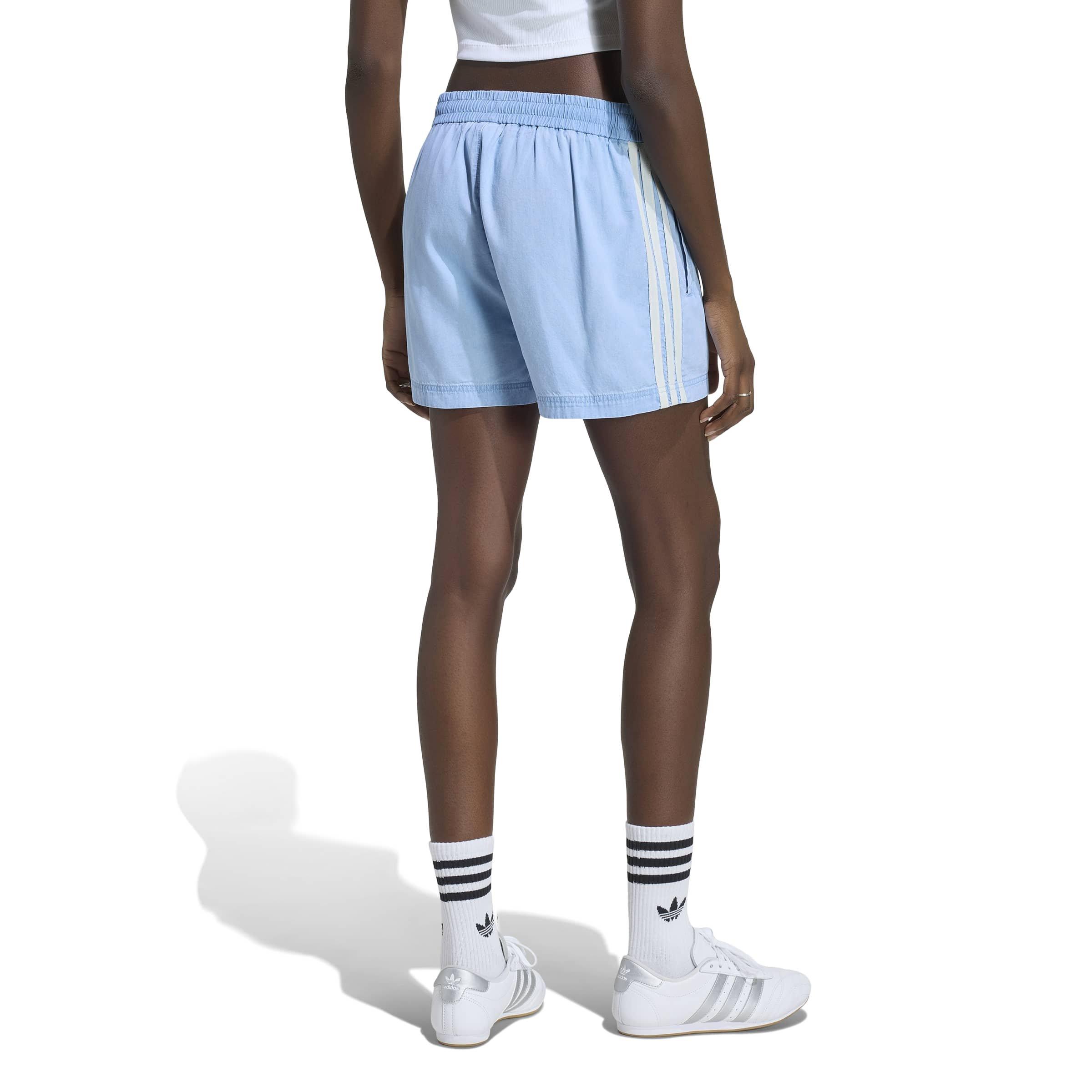 adidas Originals Women's Summer Glow Denim Shorts - DENIM Thumbnail View 2