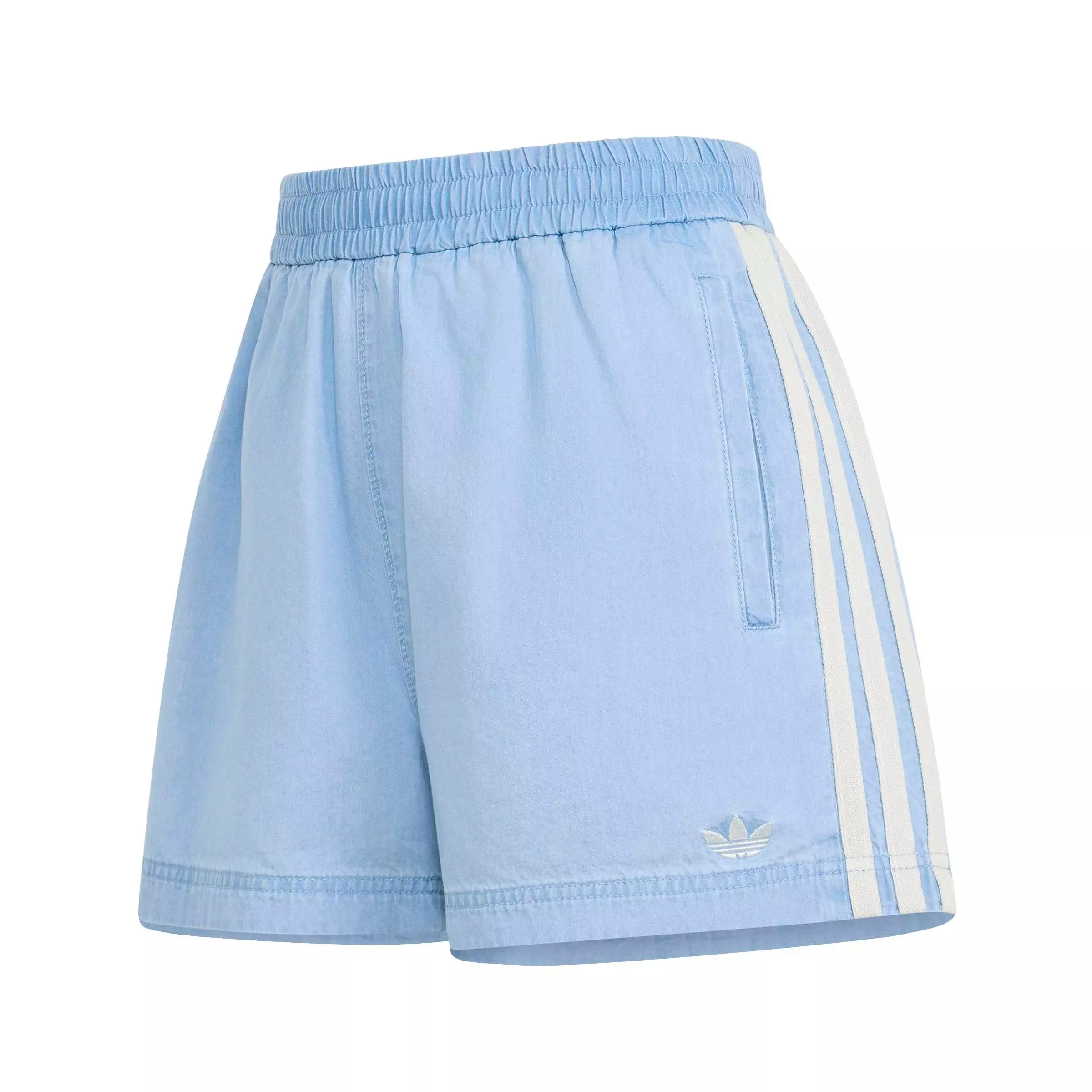 adidas Originals Women's Summer Glow Denim Shorts - DENIM