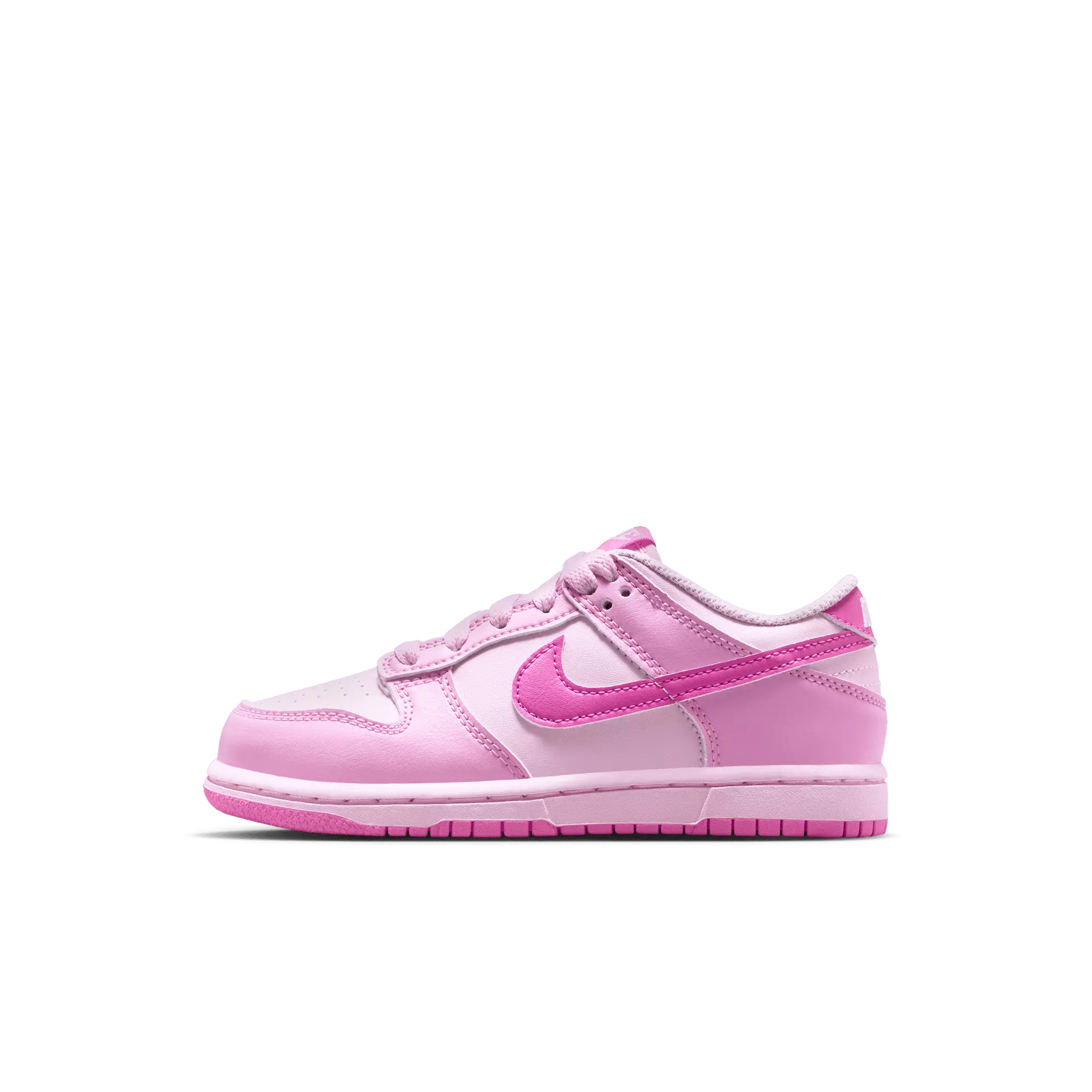 Nike Dunk Low "Pink Rise/Playful Pink/Pink Foam/White" Preschool Girls' Shoe - PINK