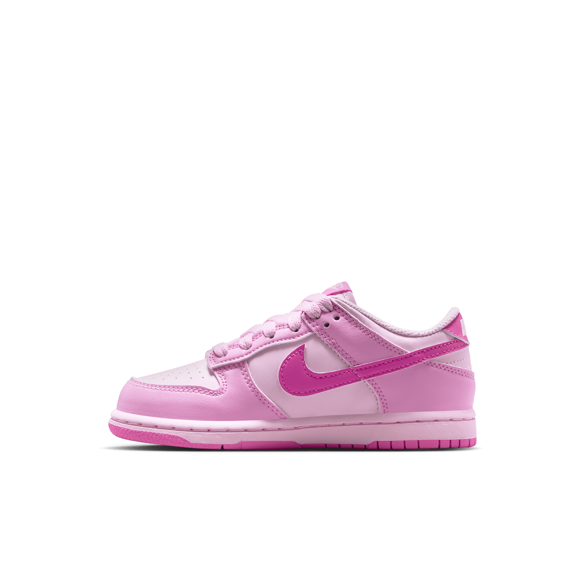 Nike Dunk Low Preschool Girls' "Pink Rise/Playful Pink/Pink Foam/White" Shoe
