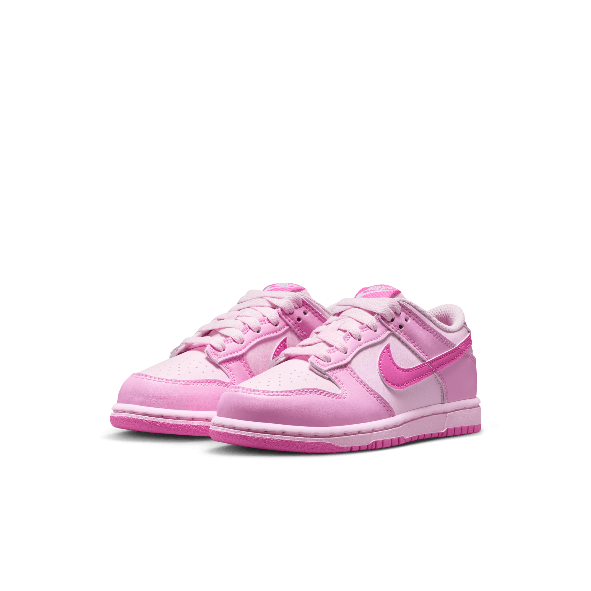 Nike Dunk Low Preschool Girls' "Pink Rise/Playful Pink/Pink Foam/White" Shoe
