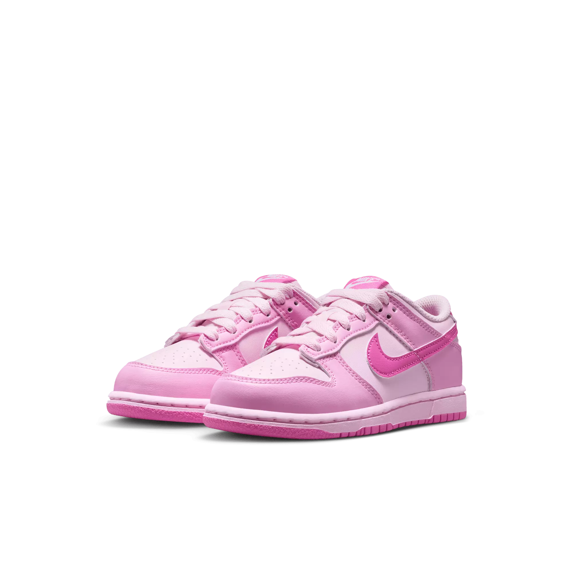 Nike Dunk Low "Pink Rise/Playful Pink/Pink Foam/White" Preschool Girls' Shoe - PINK