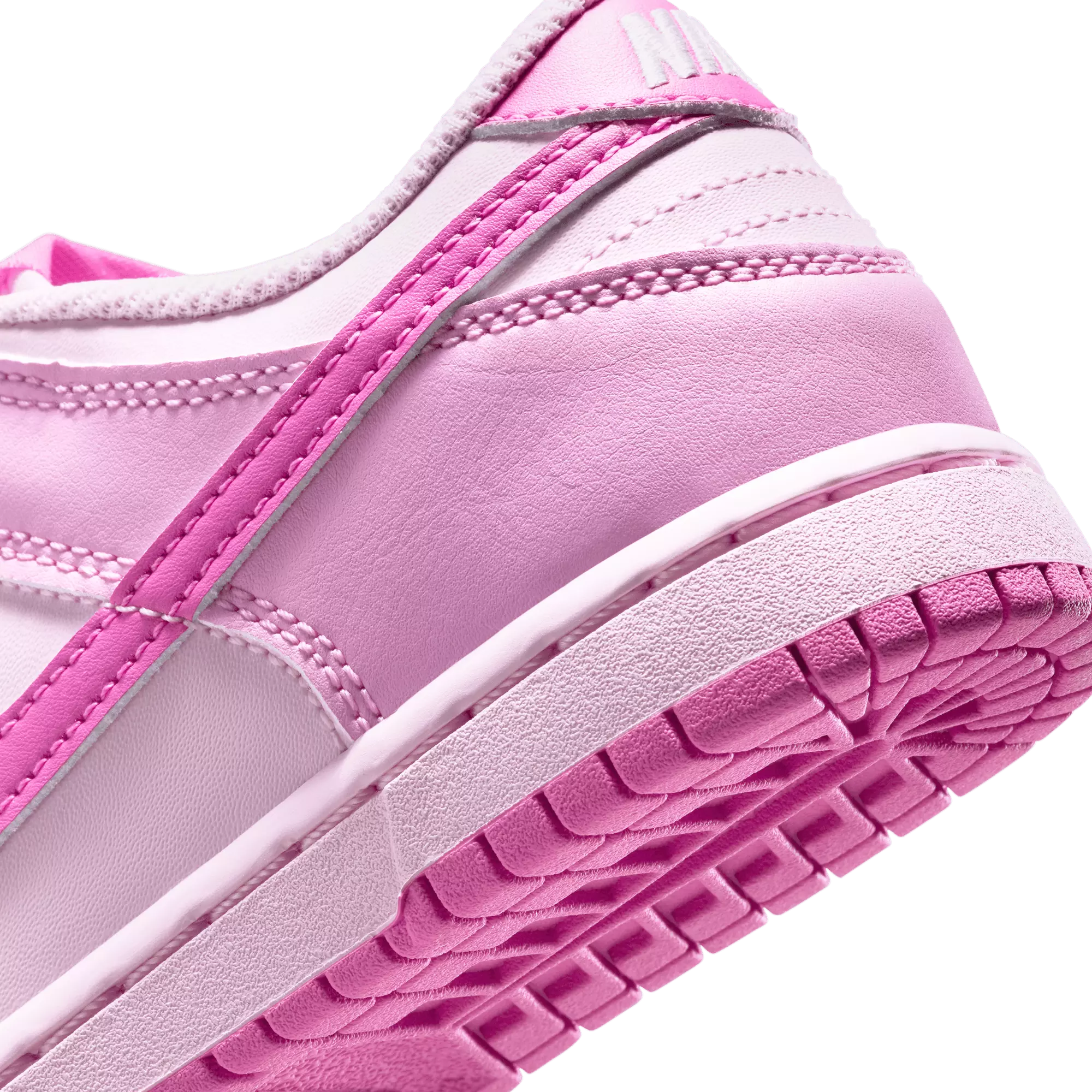 Nike Dunk Low "Pink Rise/Playful Pink/Pink Foam/White" Preschool Girls' Shoe - PINK