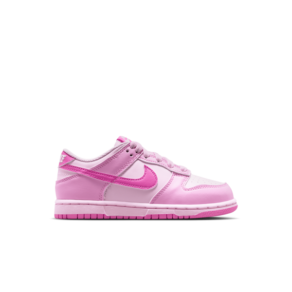 Nike Dunk Low "Pink Rise/Playful Pink/Pink Foam/White" Preschool Girls' Shoe