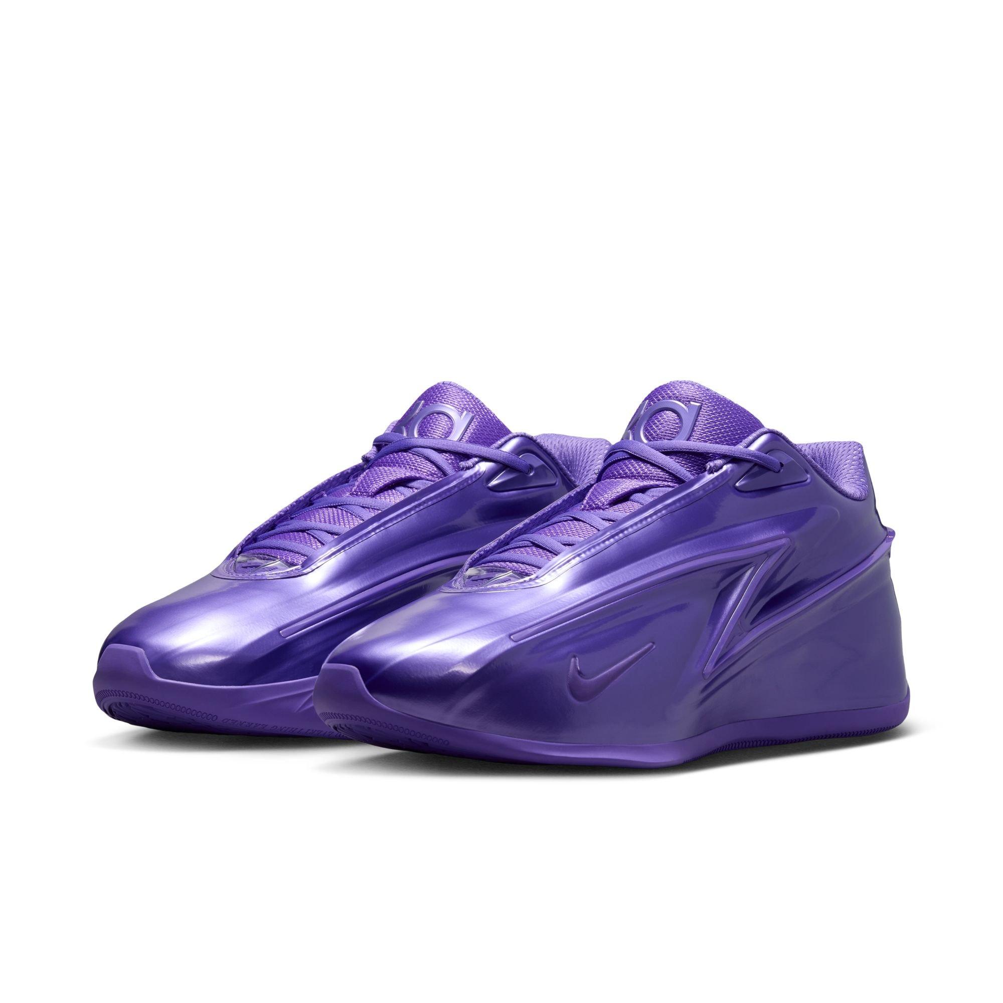 Nike KD 19 "Purple Stuff" Men's Basketball Shoe - FIELD PURPLE/UNIVERSITY GOLD Thumbnail View 4