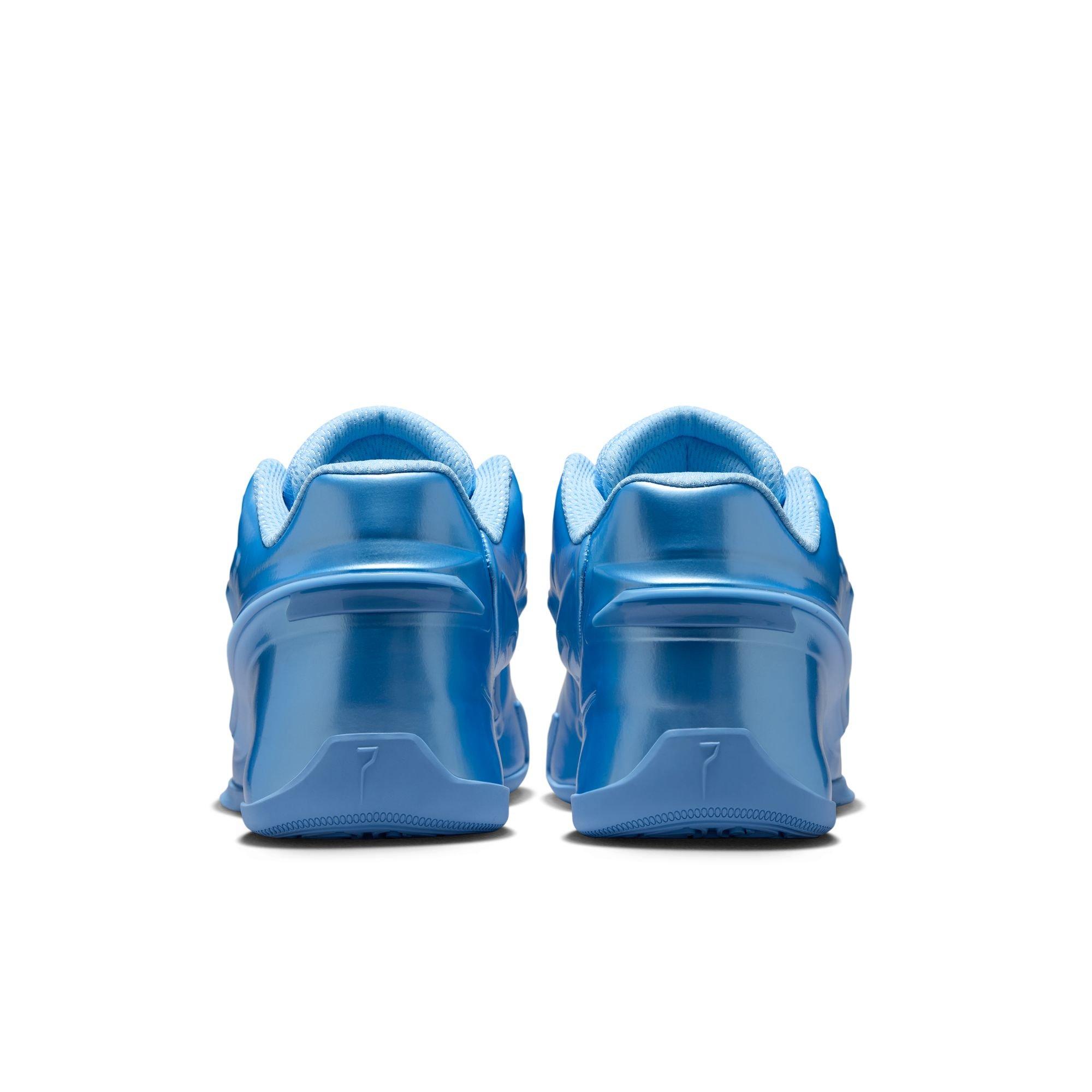 Nike KD 19 "Blueberry Blast" Men's Shoe - STILL BLUE/STADIUM GREEN Thumbnail View 8
