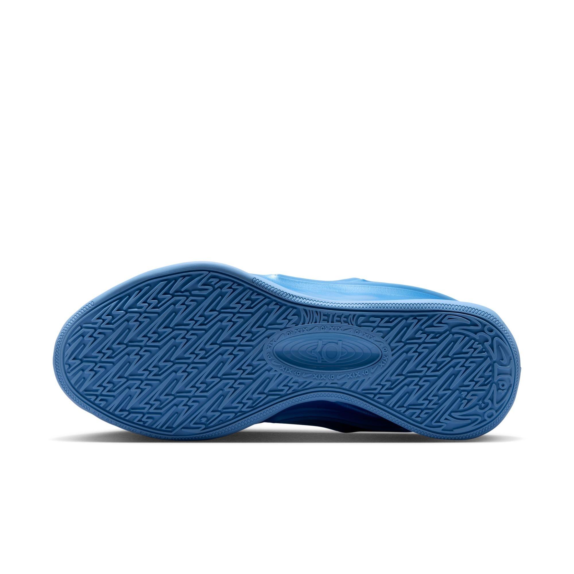 Nike KD 19 "Blueberry Blast" Men's Shoe - STILL BLUE/STADIUM GREEN Thumbnail View 9
