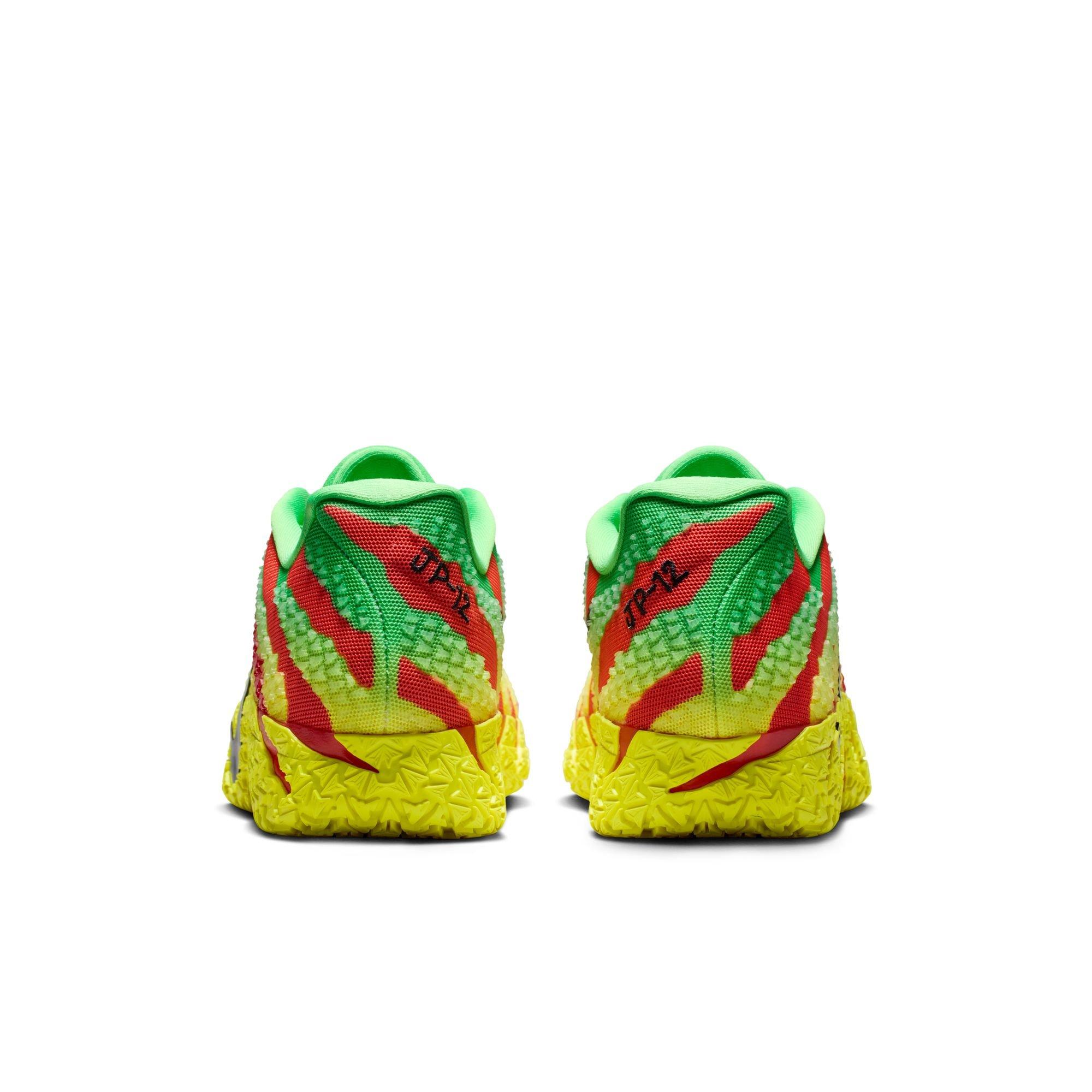 Nike Ja 3 "Explorer" Men's Basketball Shoe - GREEN SPARK/BLACK/UNIVERSITY RED Thumbnail View 12