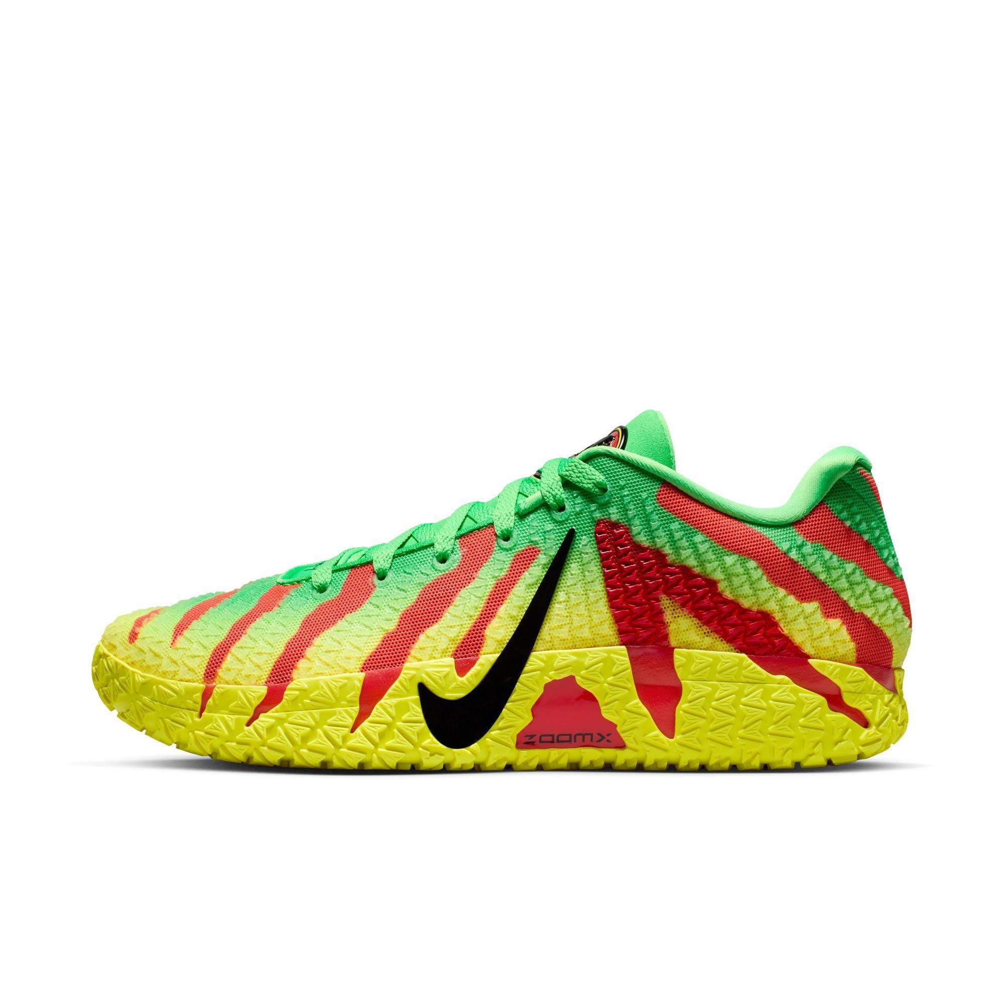 Nike Ja 3 "Explorer" Men's Basketball Shoe - GREEN SPARK/BLACK/UNIVERSITY RED Thumbnail View 10