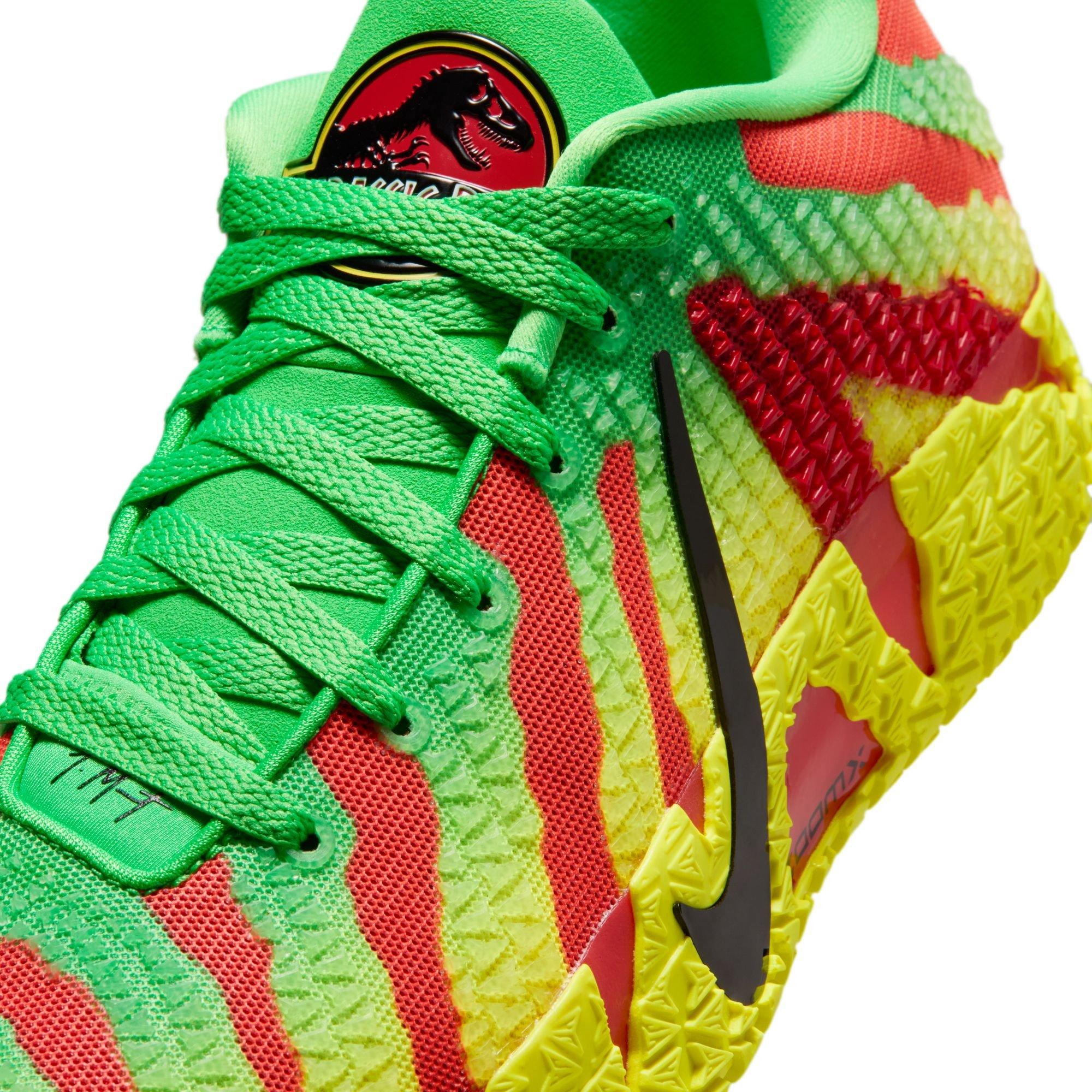 Nike Ja 3 "Explorer" Men's Basketball Shoe - GREEN SPARK/BLACK/UNIVERSITY RED Thumbnail View 5