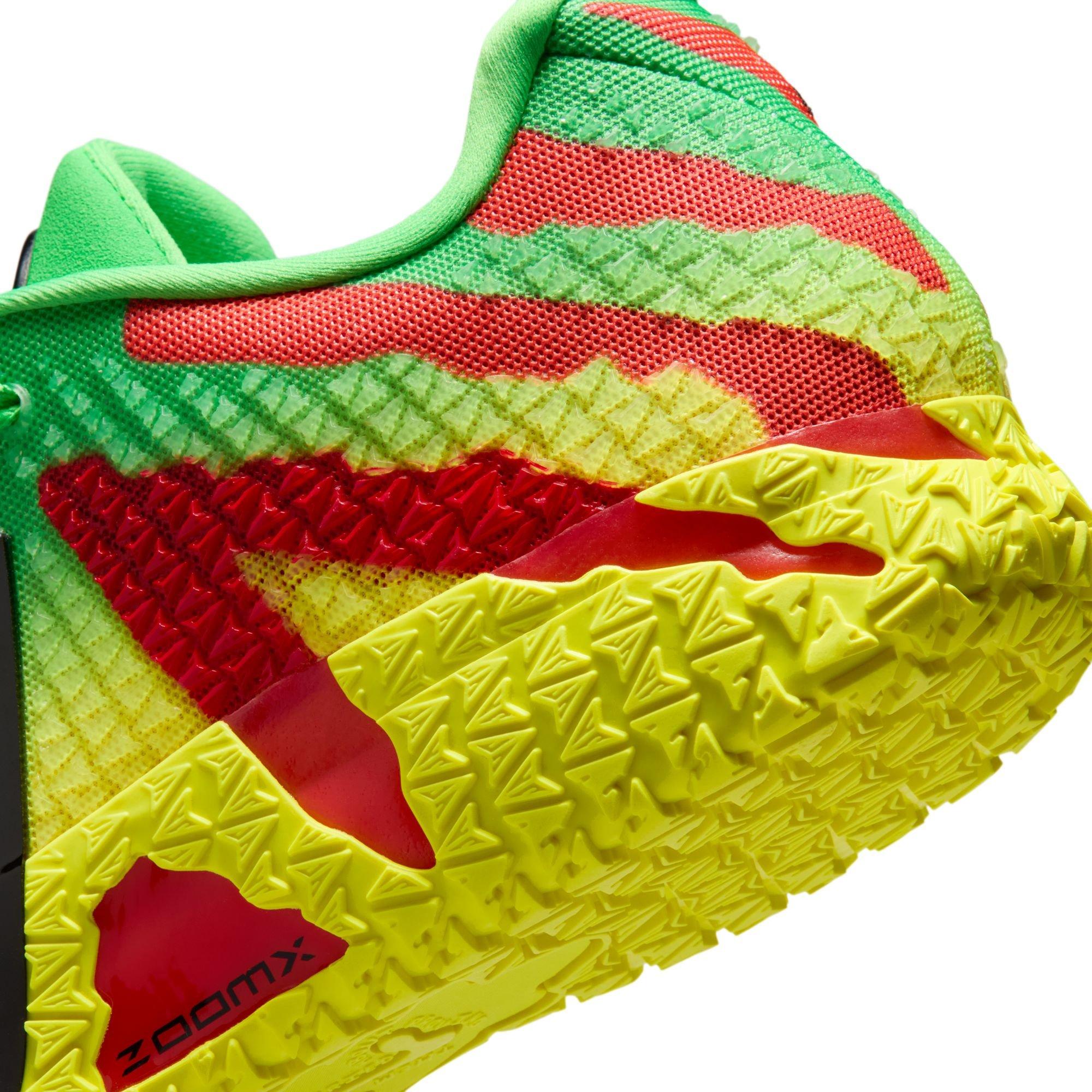 Nike Ja 3 "Explorer" Men's Basketball Shoe - GREEN SPARK/BLACK/UNIVERSITY RED Thumbnail View 6