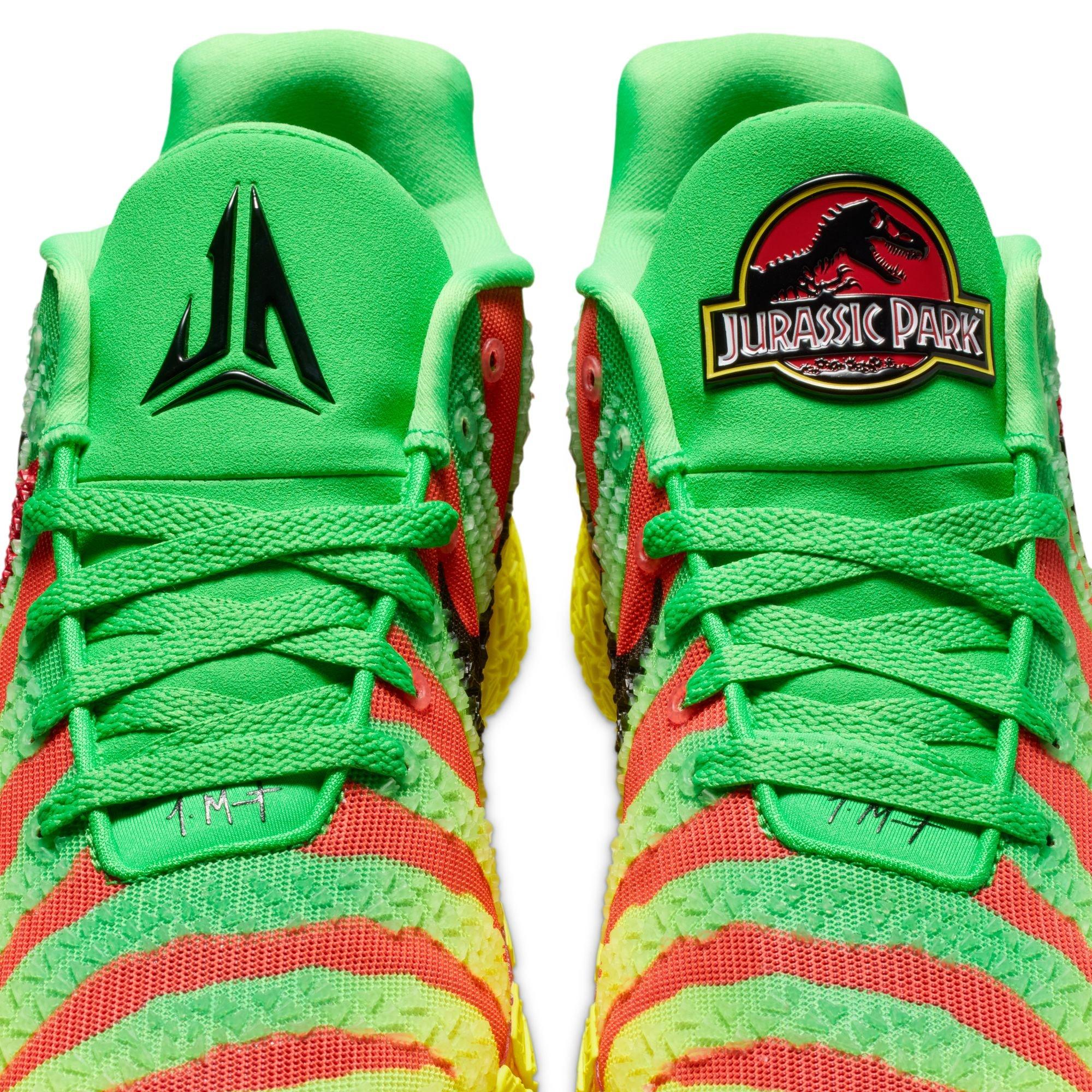Nike Ja 3 "Explorer" Men's Basketball Shoe - GREEN SPARK/BLACK/UNIVERSITY RED Thumbnail View 7