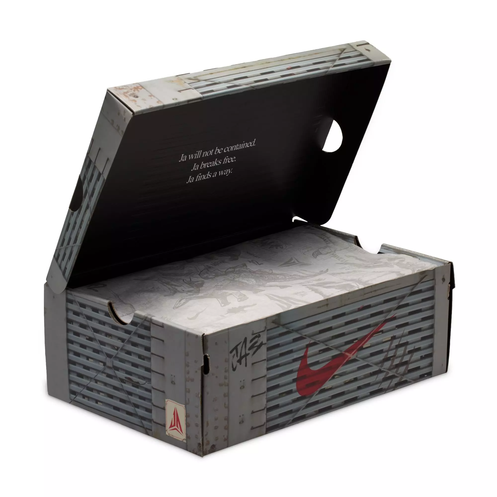 Nike Ja 3 "Explorer" Men's Basketball Shoe - GREEN SPARK/BLACK/UNIVERSITY RED