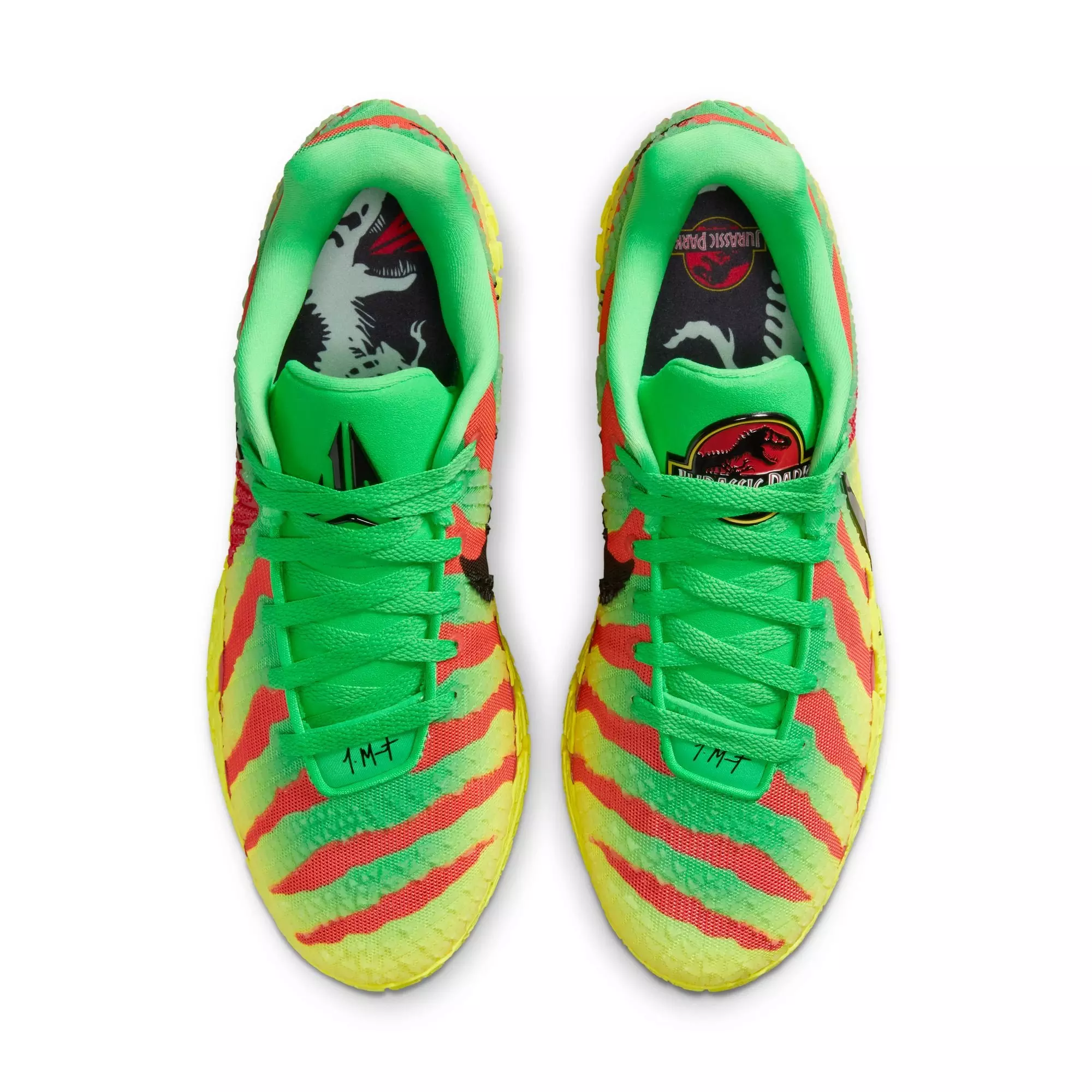 Nike Ja 3 "Explorer" Men's Basketball Shoe - GREEN SPARK/BLACK/UNIVERSITY RED