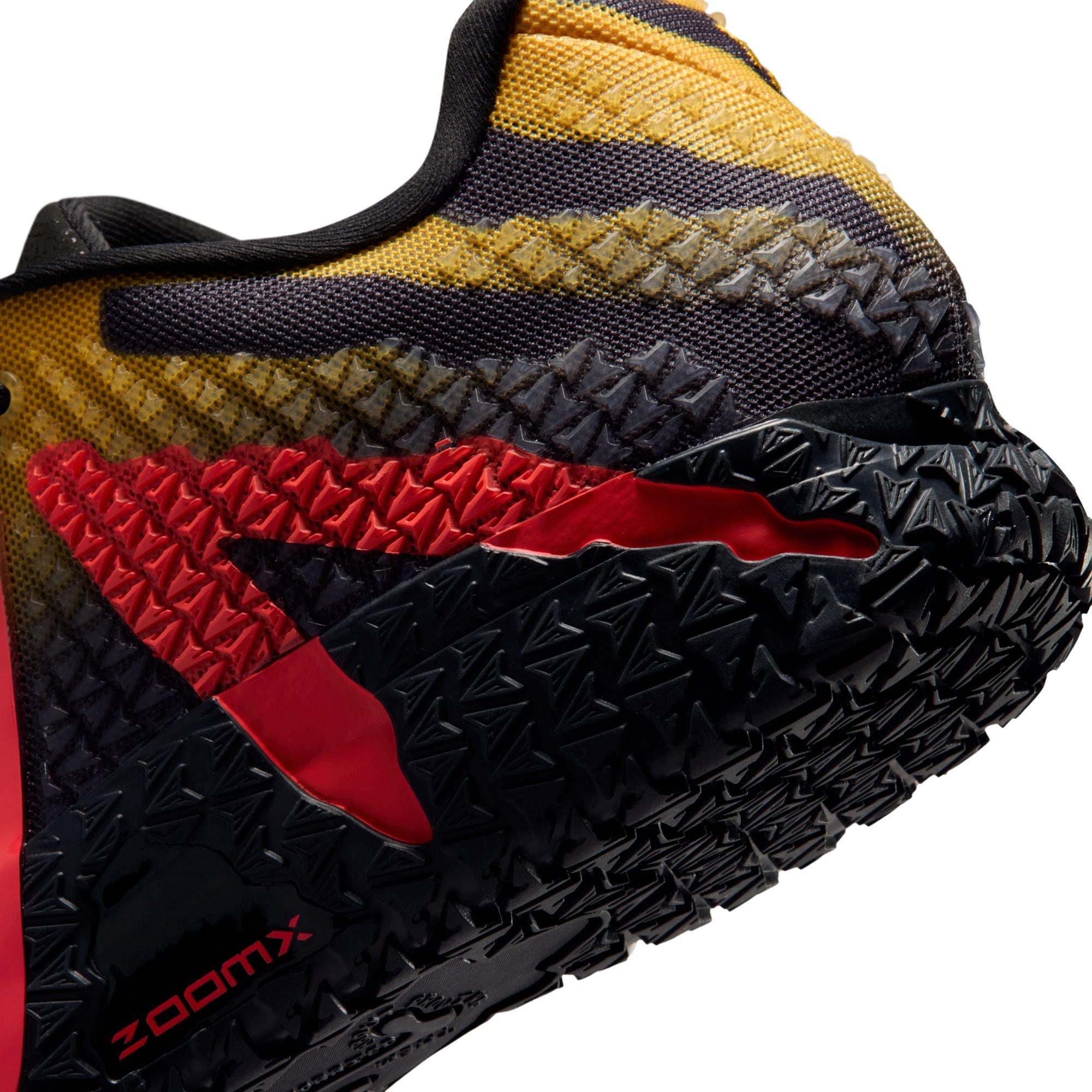 Nike Ja 3 "Raptor" Men's Basketball Shoe - ANTHRACITE/BRIGHT CRIMSON/YELLOW OCHRE Thumbnail View 6
