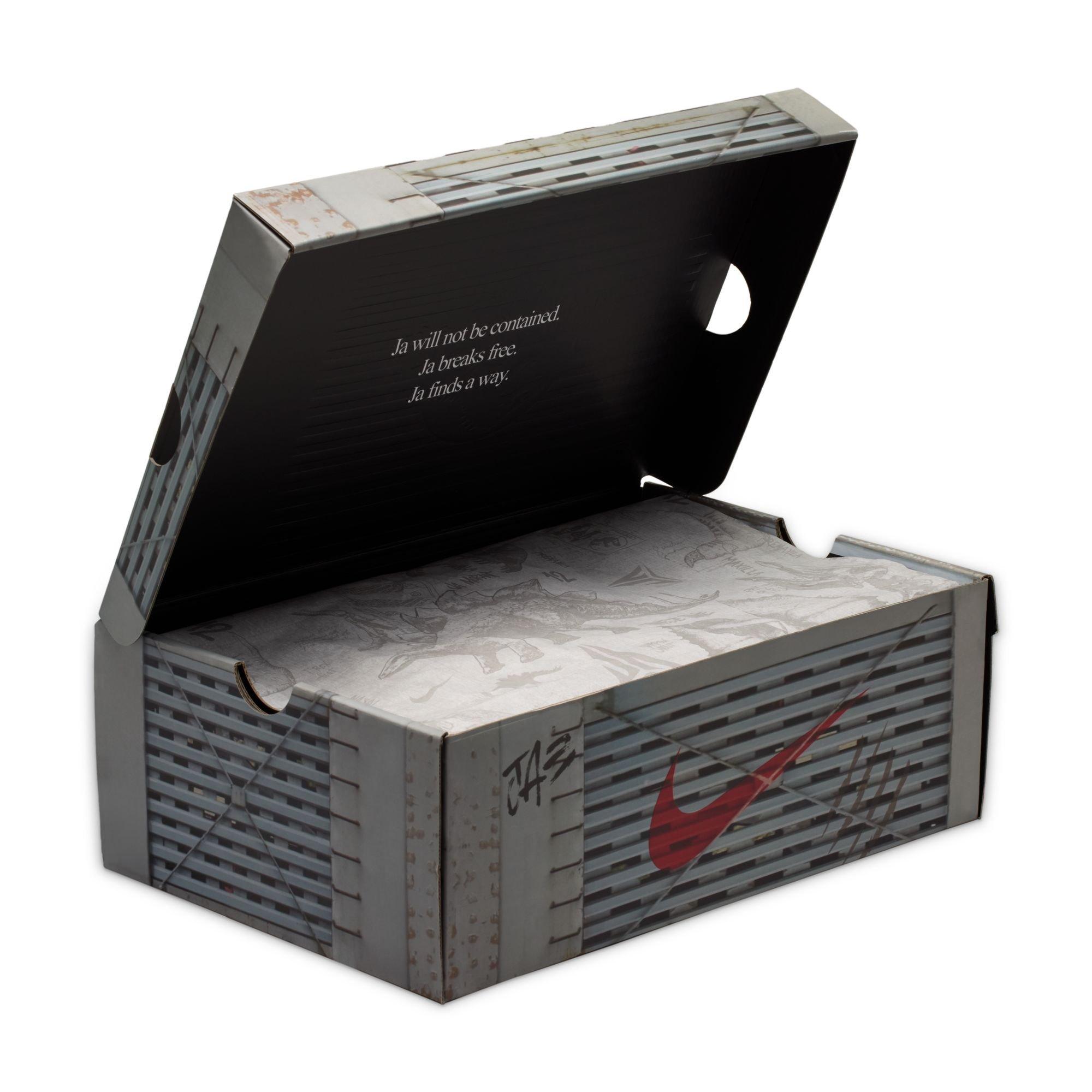 Nike Ja 3 "Raptor" Men's Basketball Shoe - ANTHRACITE/BRIGHT CRIMSON/YELLOW OCHRE Thumbnail View 9